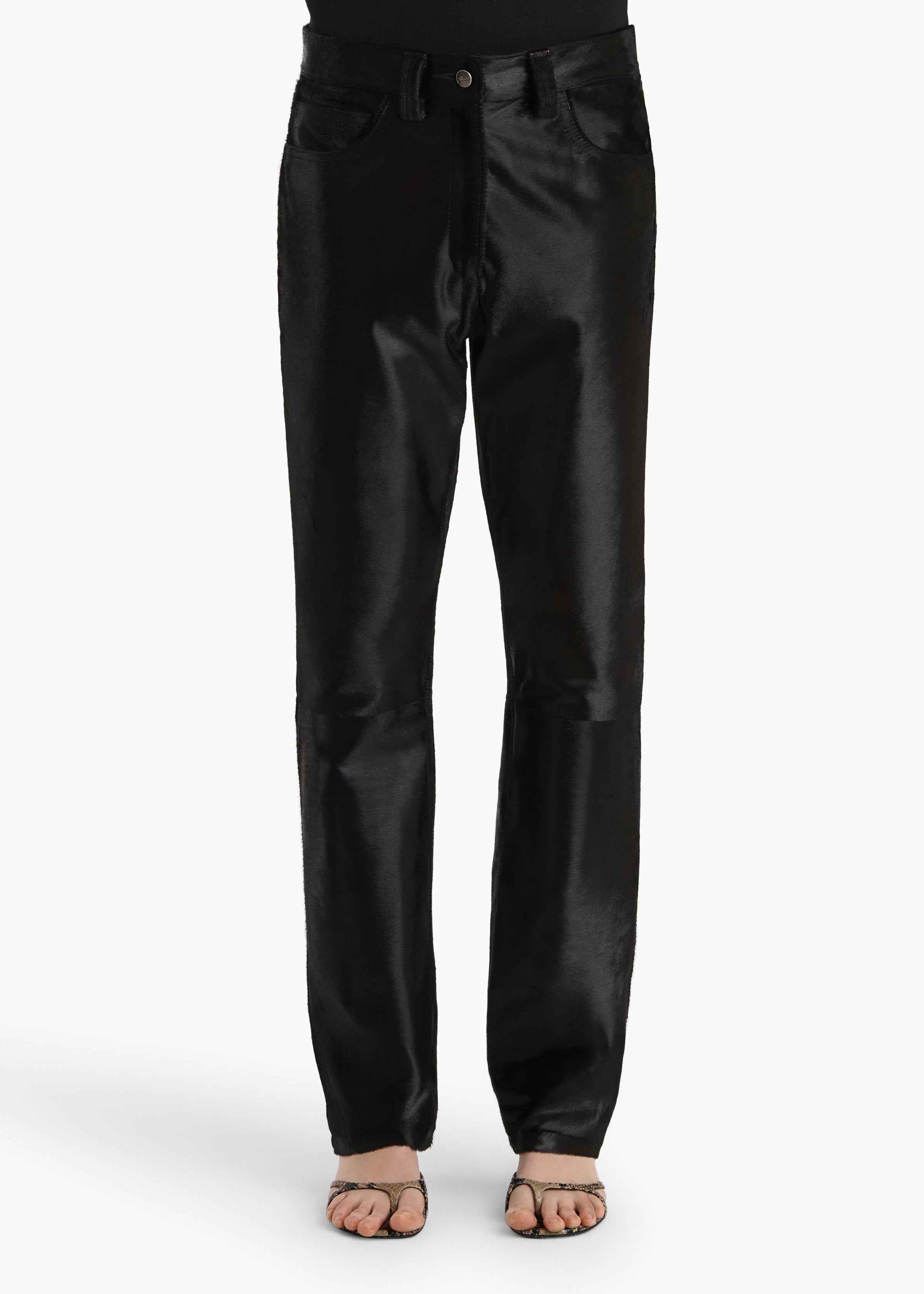 Callum Pant in Chocolate Haircalf