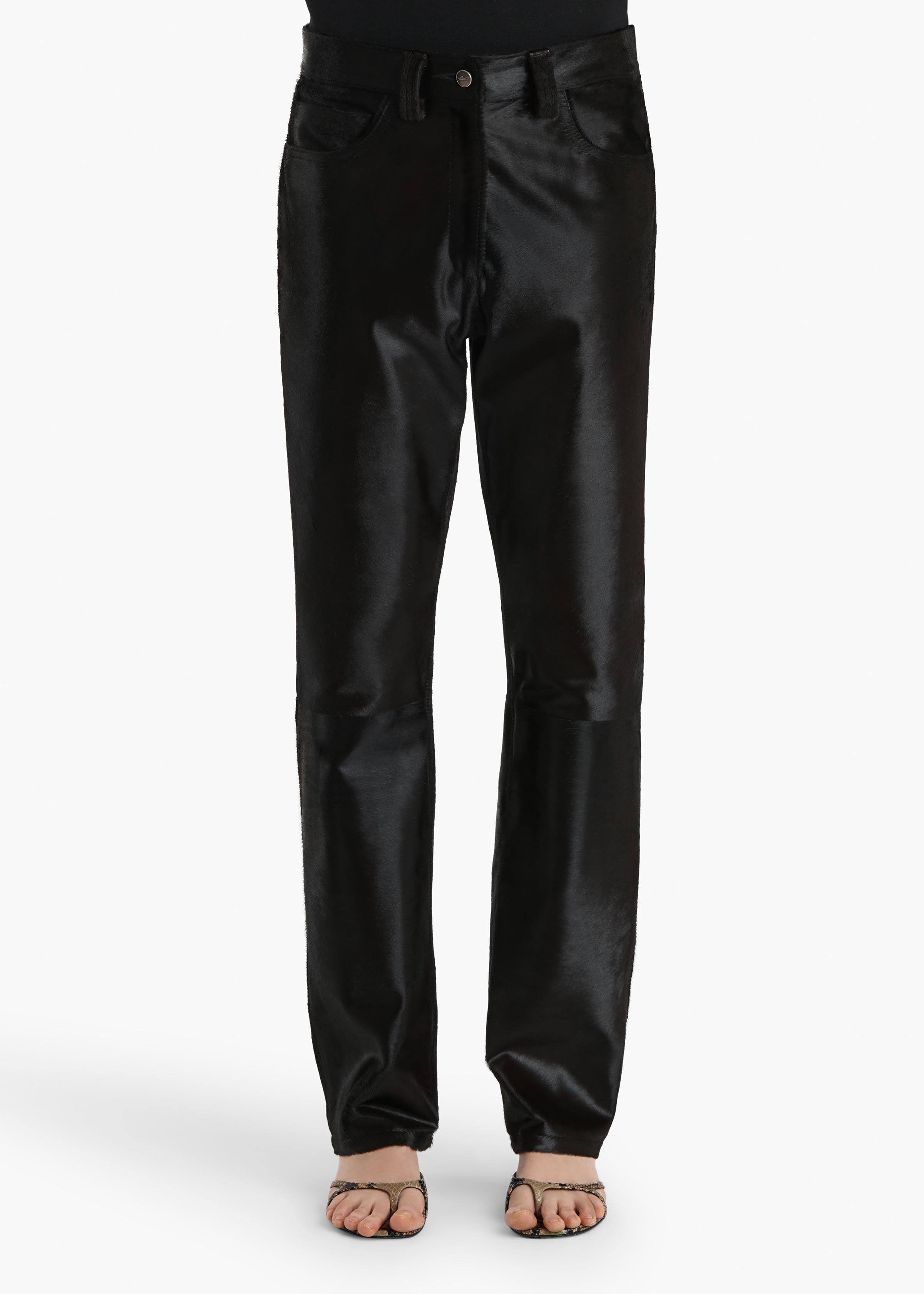 Callum Pant in Chocolate Haircalf