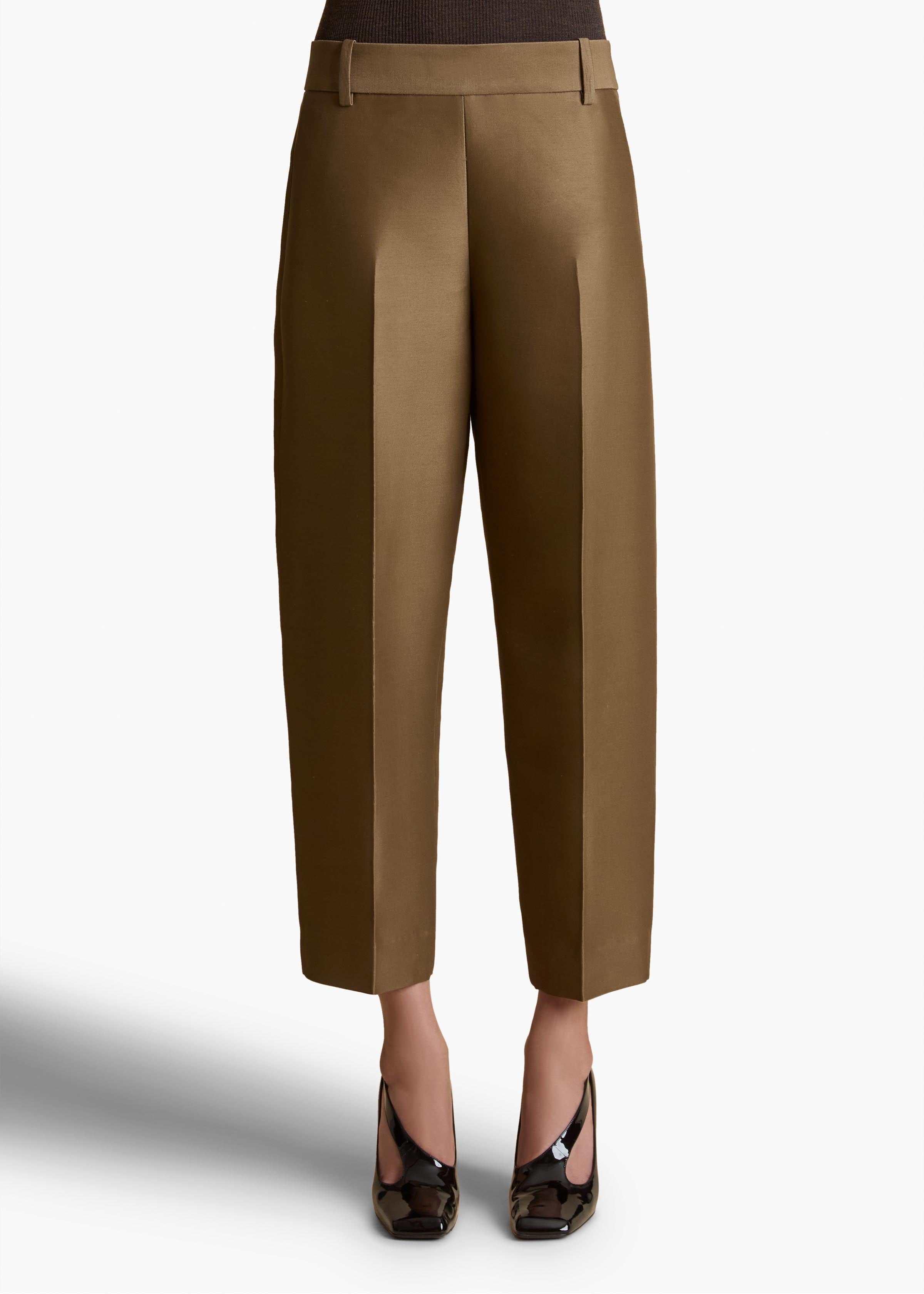 Cam Pant in Toffee FRONT VIEW