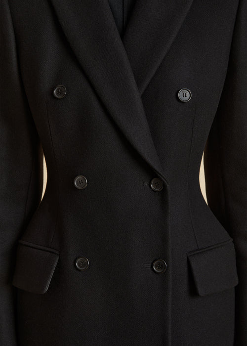The Carmona Coat in Black
