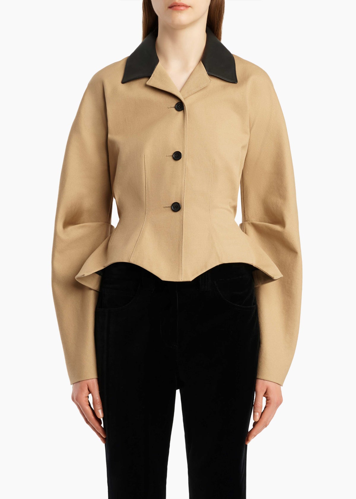 KHAITE  - Carter Jacket in Panama Canvas