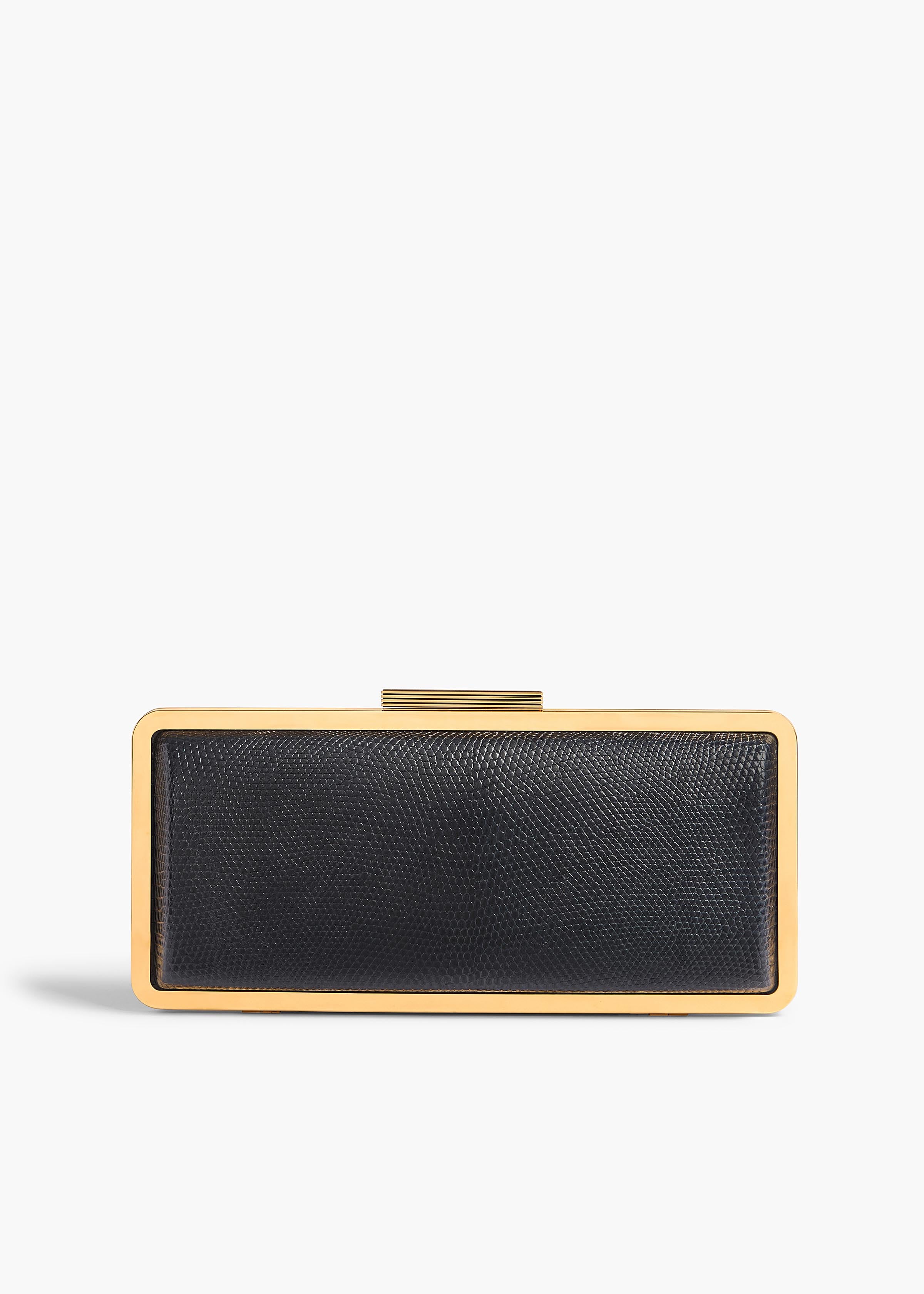 CASEY MINAUDIERE MIDNIGHT NAVY LIZARD H4019 1018 358 A