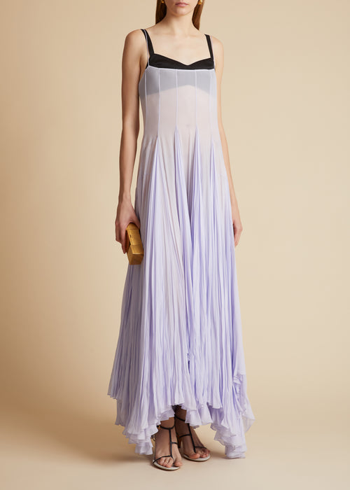 The Casiya Dress in Lavender