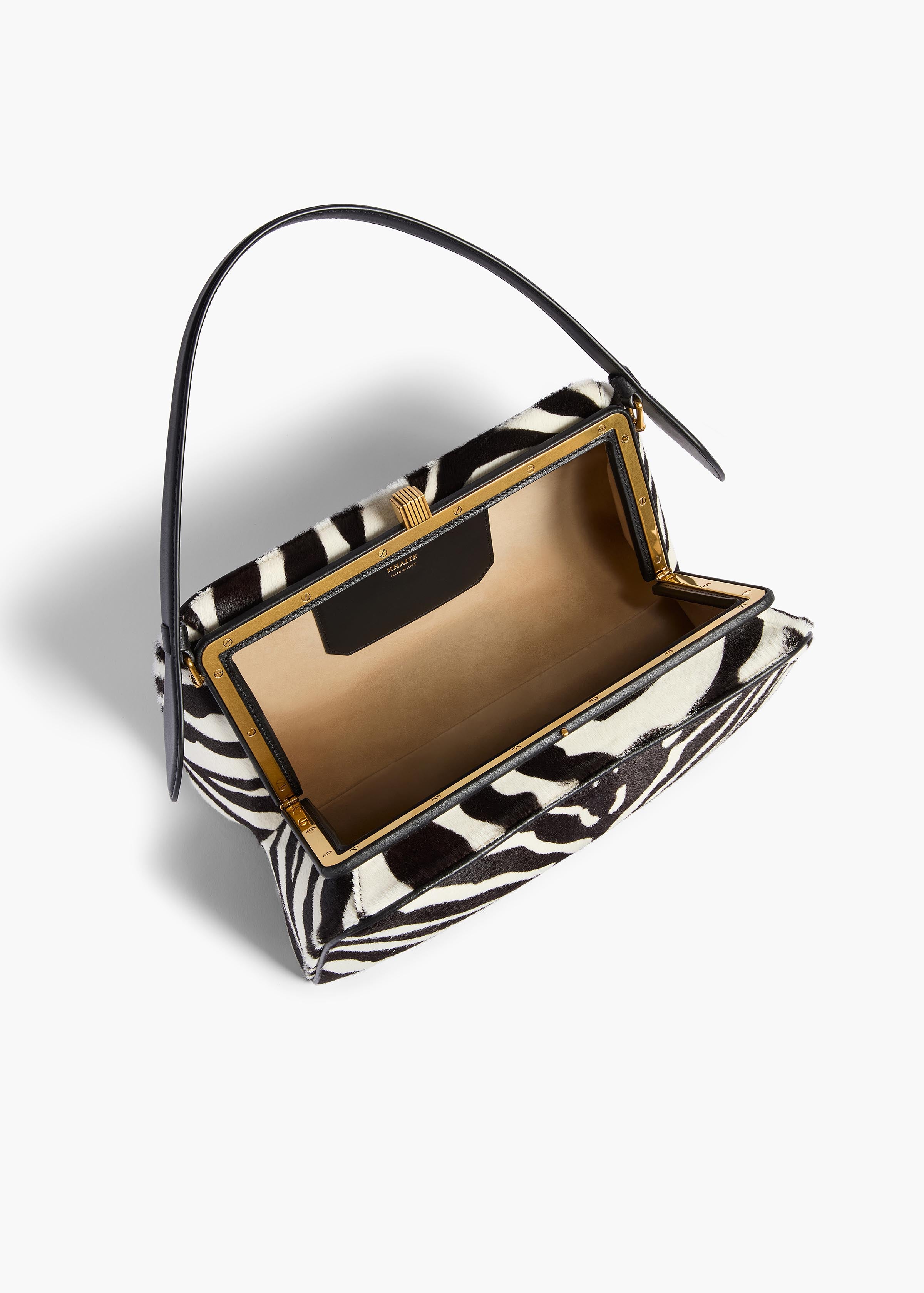 Cate Bag in Zebra Print Haircalf