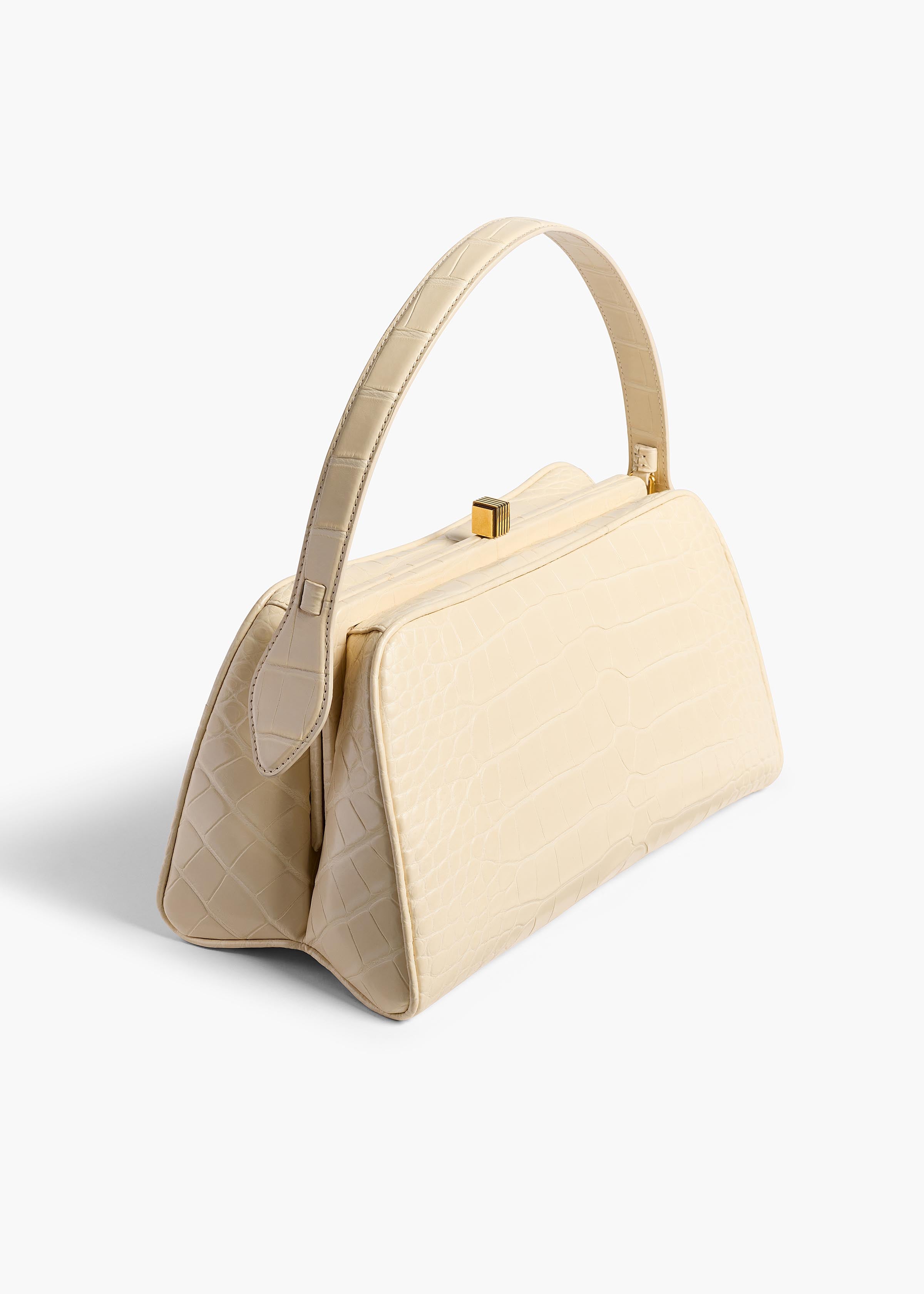 KHAITE  - Cate Bag in Champagne Alligator