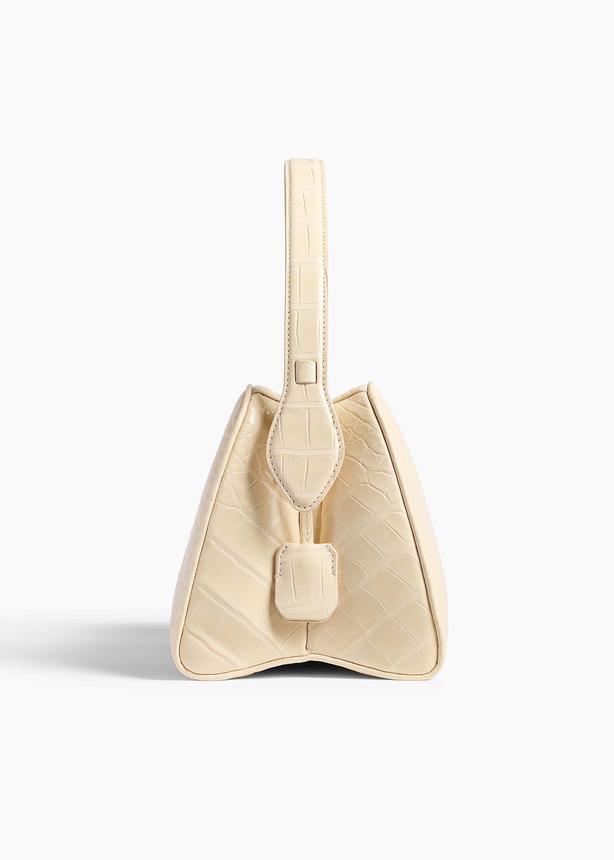 KHAITE  - Cate Bag in Champagne Alligator