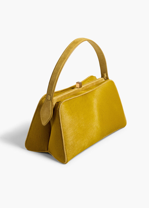Cate Bag in Golden Olive Haircalf
