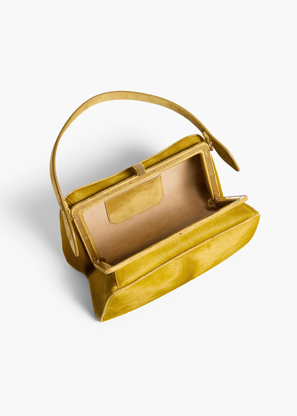 Cate Bag in Golden Olive Haircalf