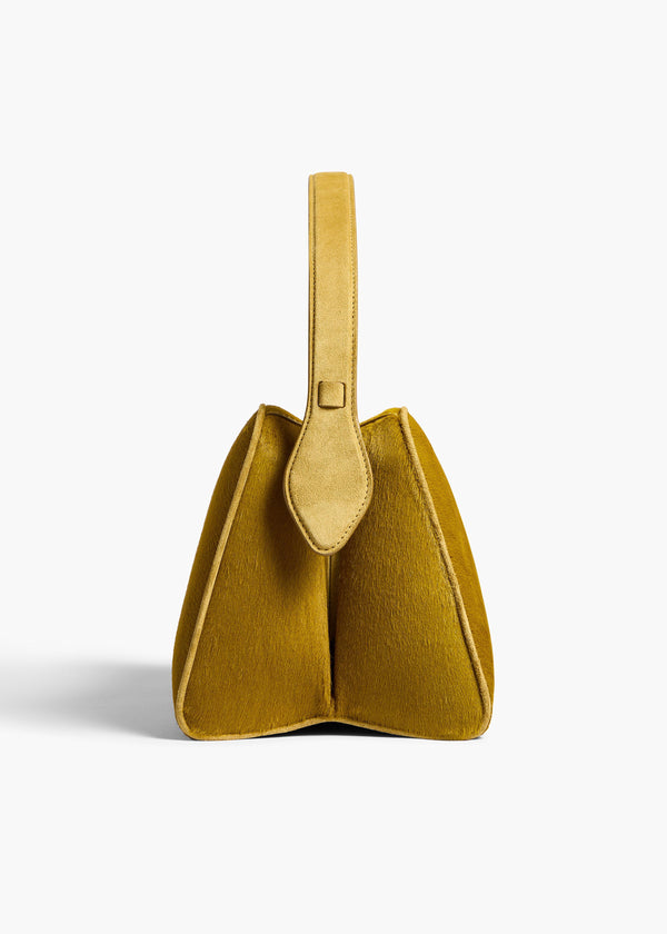 Cate Bag in Golden Olive Haircalf