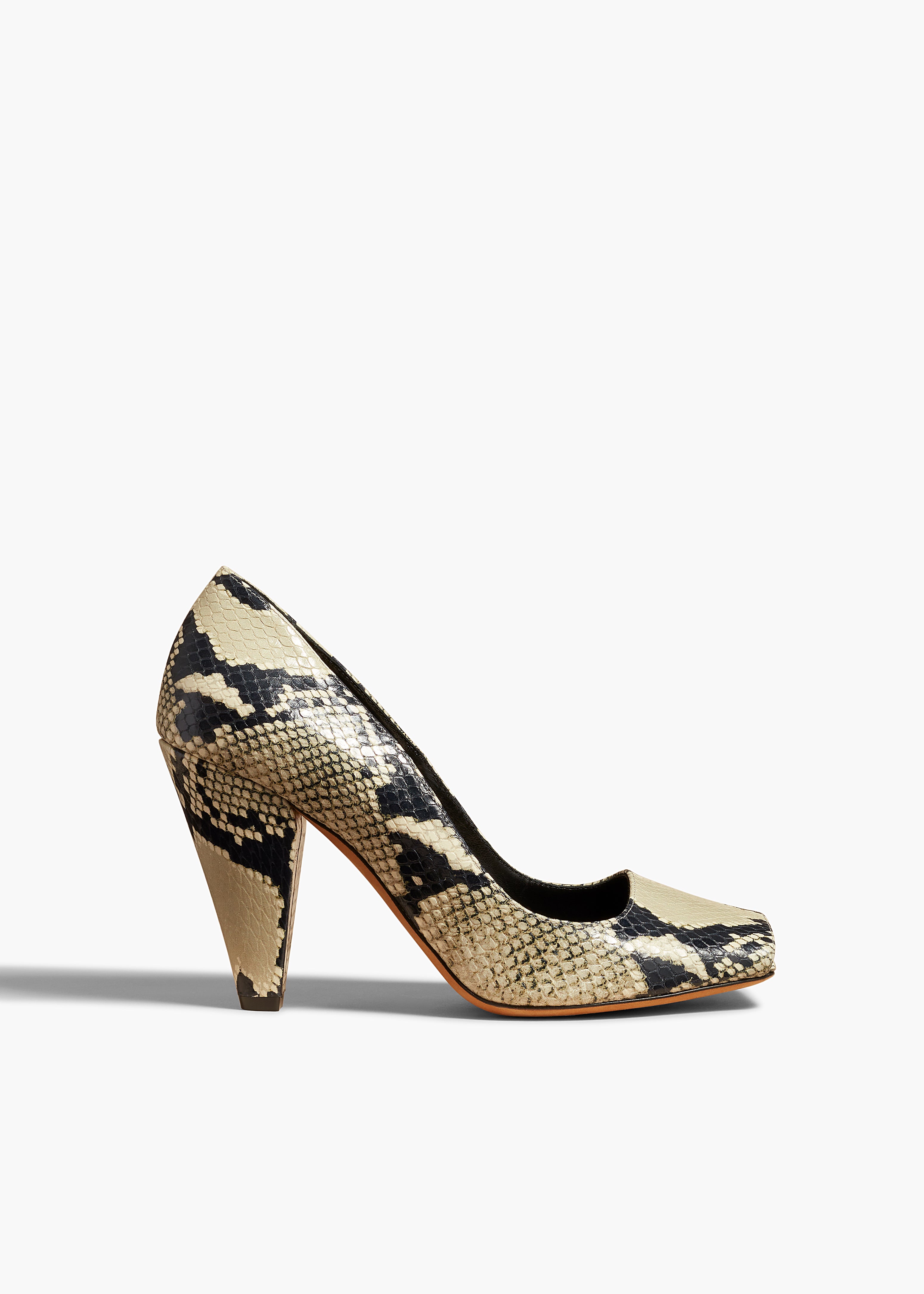 CEDAR HEEL IN NATURAL PYTHON FRONT VIEW