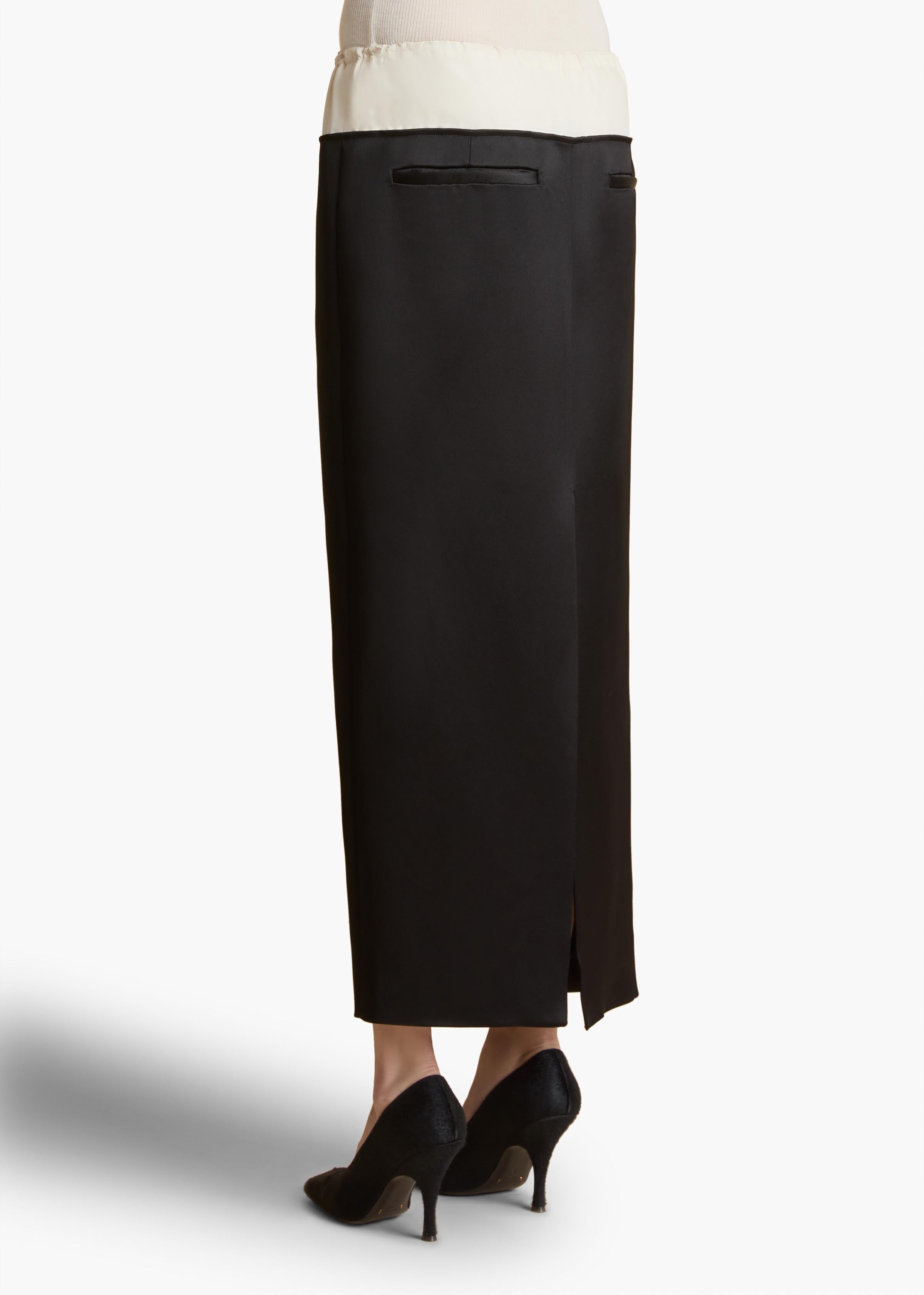 Chet Skirt in Black BACK VIEW