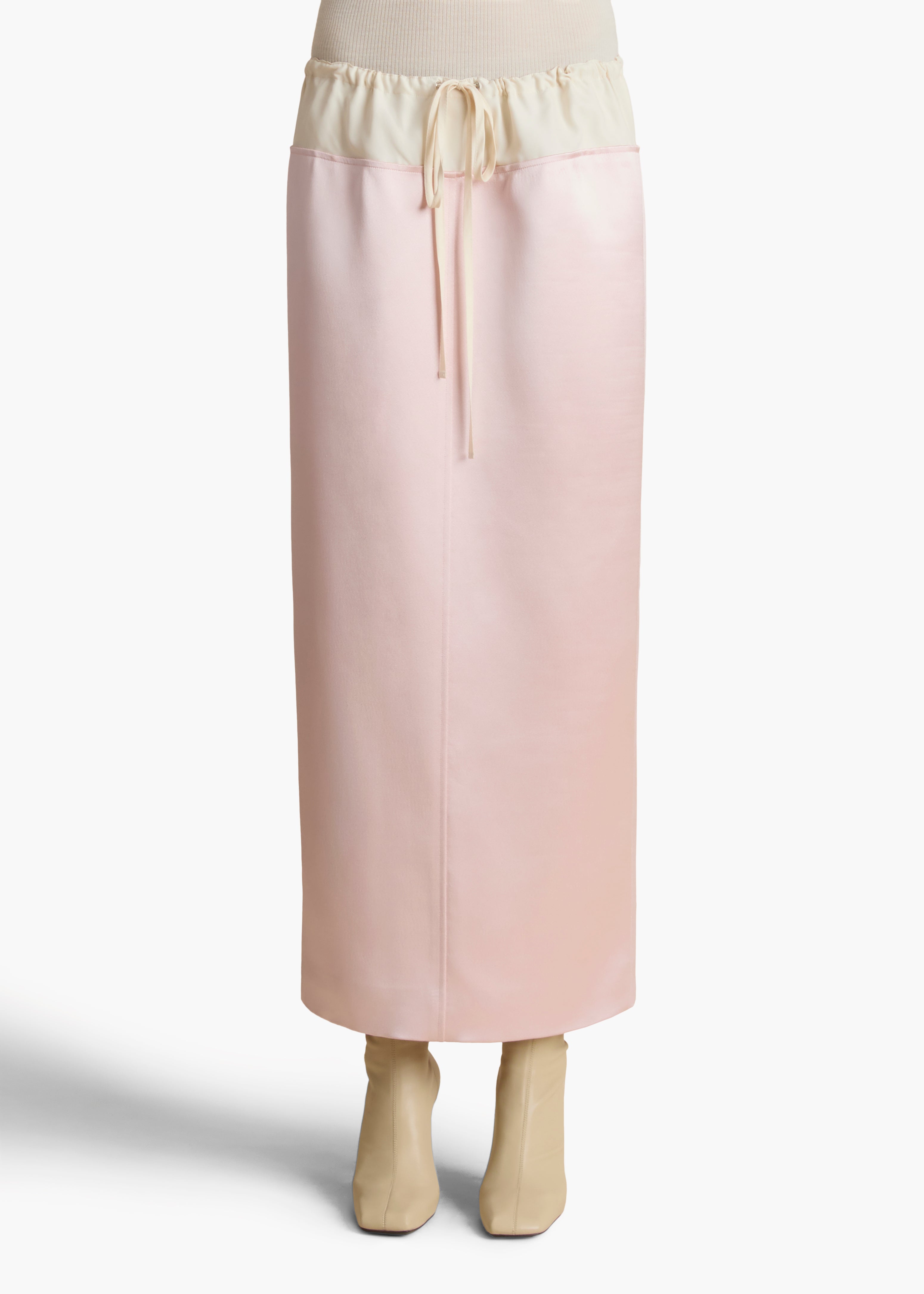 Chet Skirt in Soft Pink FRONT VIEW