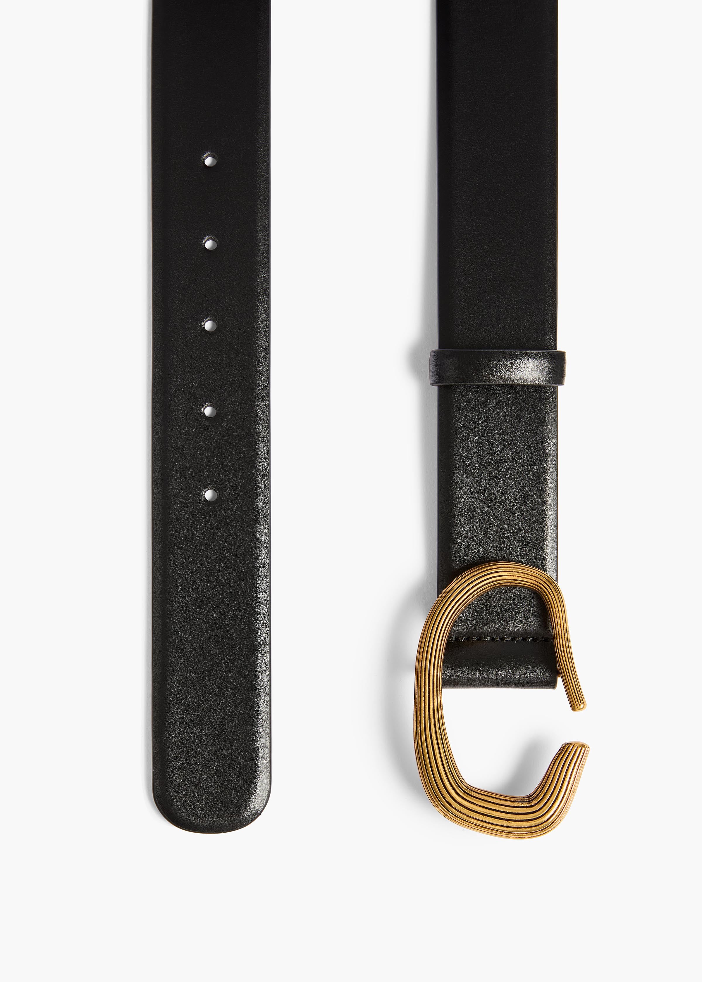 CHURRO BELT ANTIQUE GOLD 35MM BLACK 10152 763 200 C