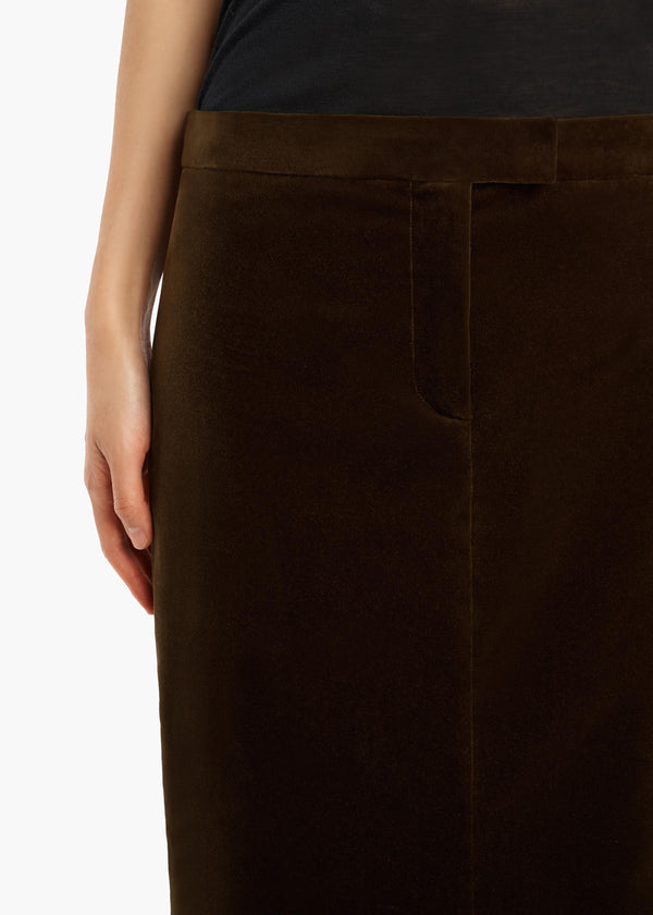 CINDY SKIRT DARK MOSS 42021031 426 D