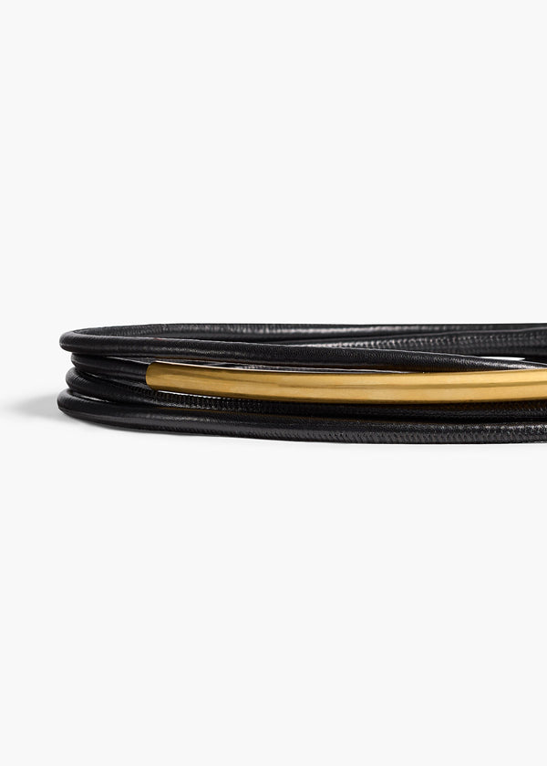 CIRO BELT ANTIQUE GOLD BLACK 10228 1077 200 D