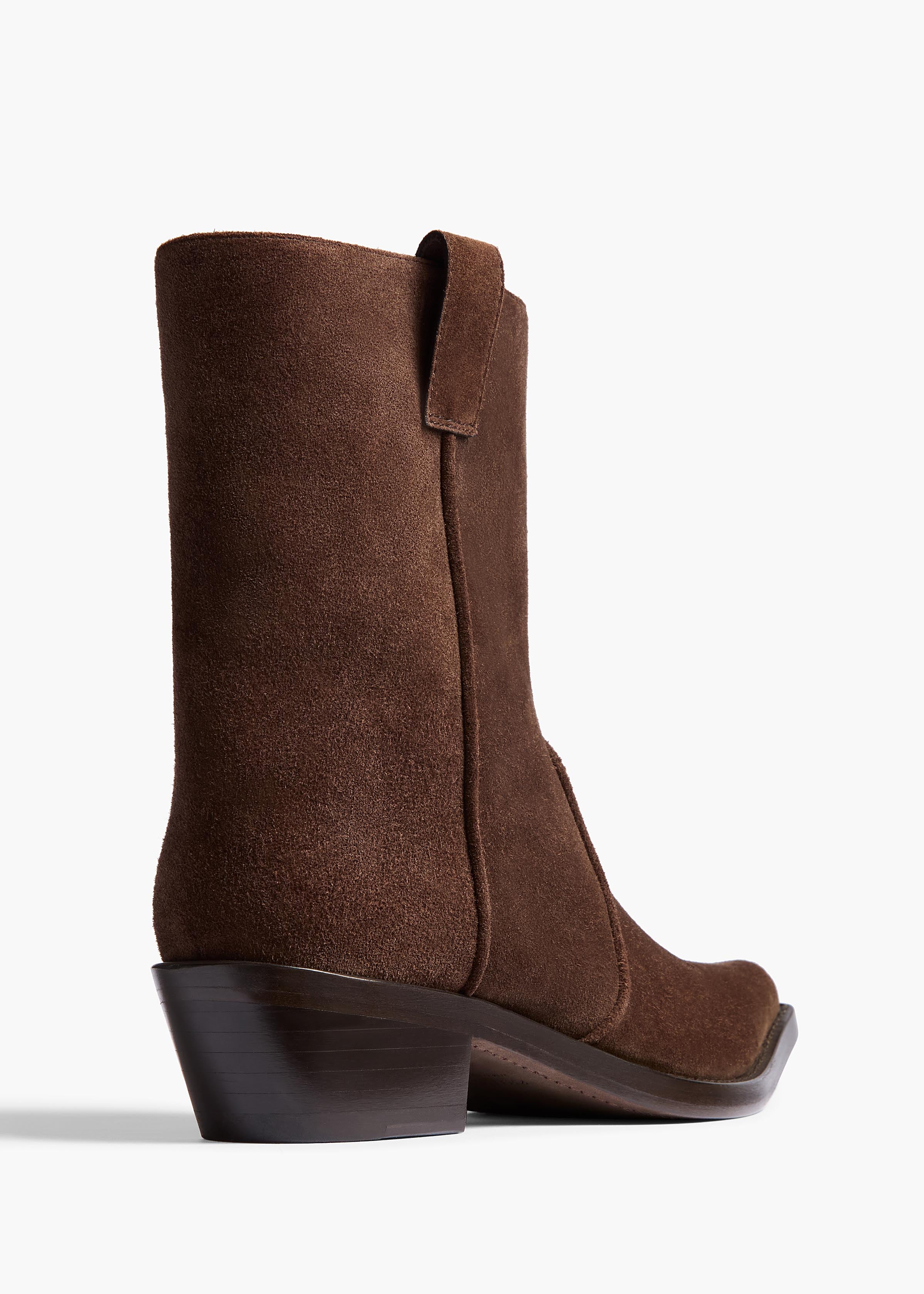 Clive Ankle Boot in Ebano Suede