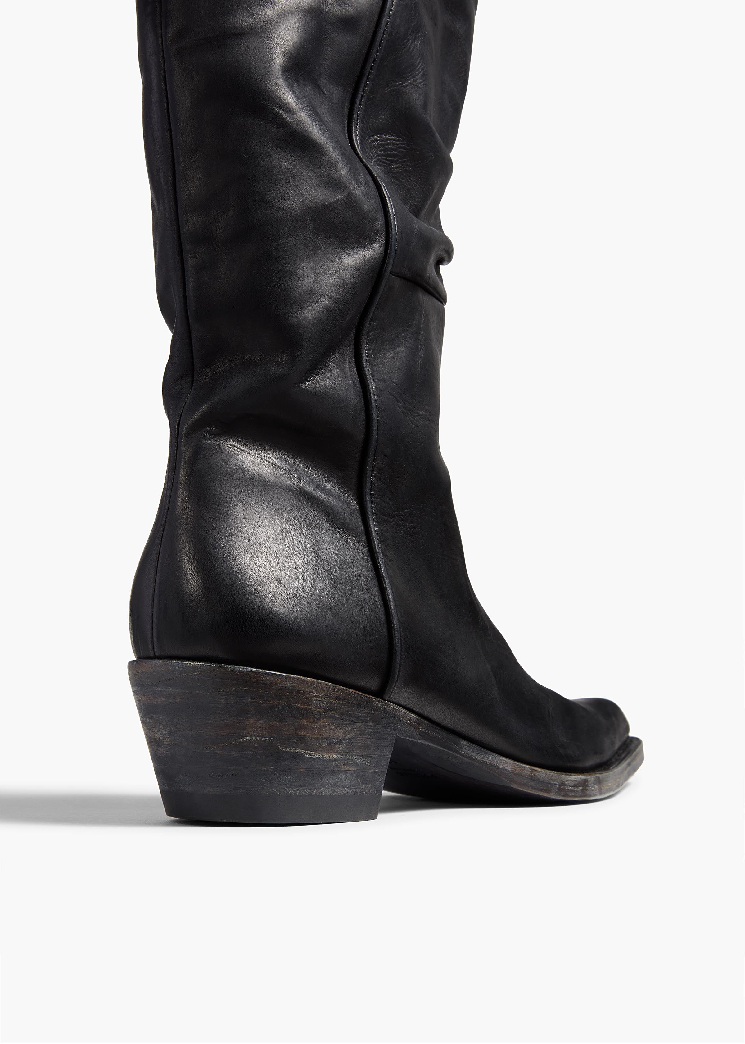 Stivale Clive in NERO pelle