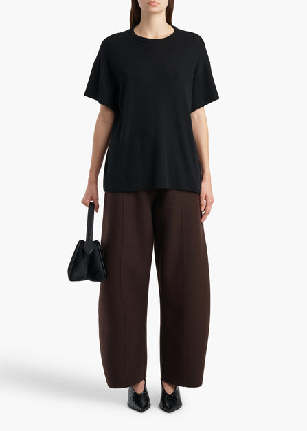 CLOVER PANT DARK BROWN 3176547 950 A STYLED