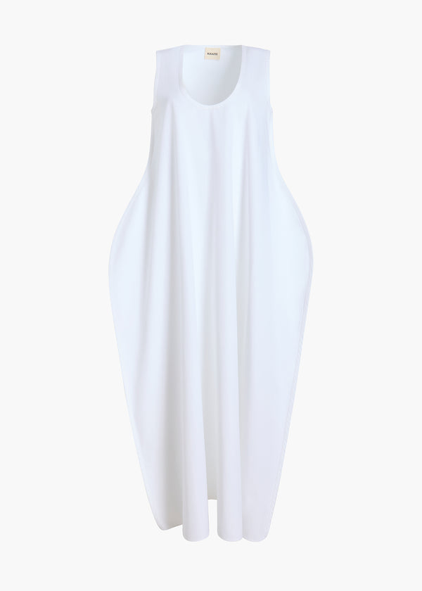 COLI DRESS IN WHITE FLAT