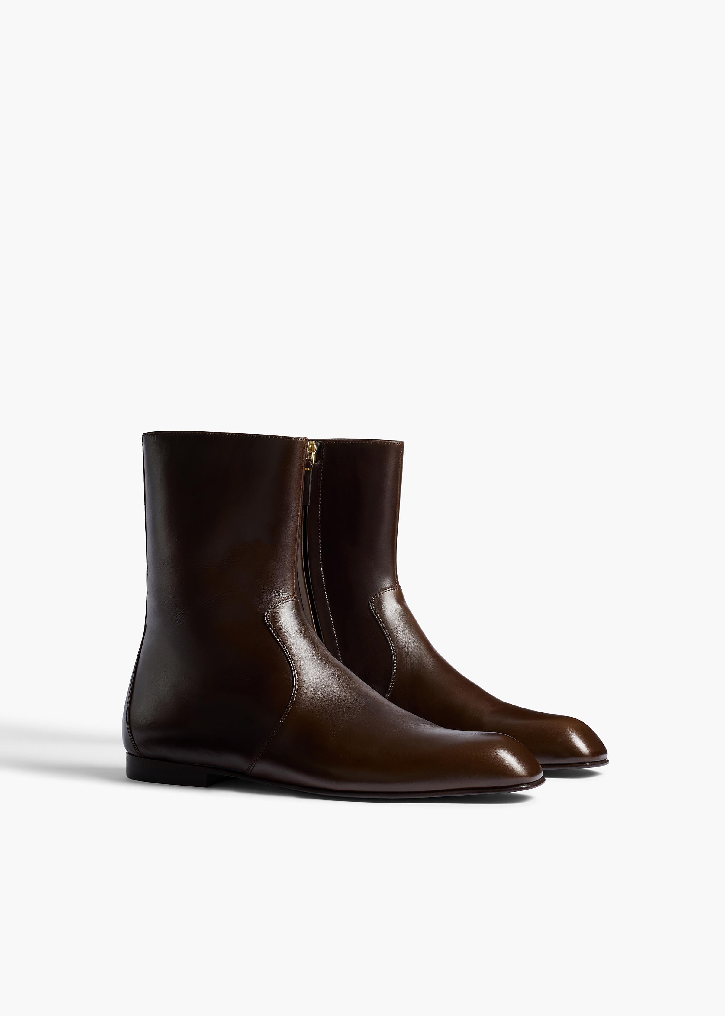 Colt Ankle Boot in Vintage Brown Leather