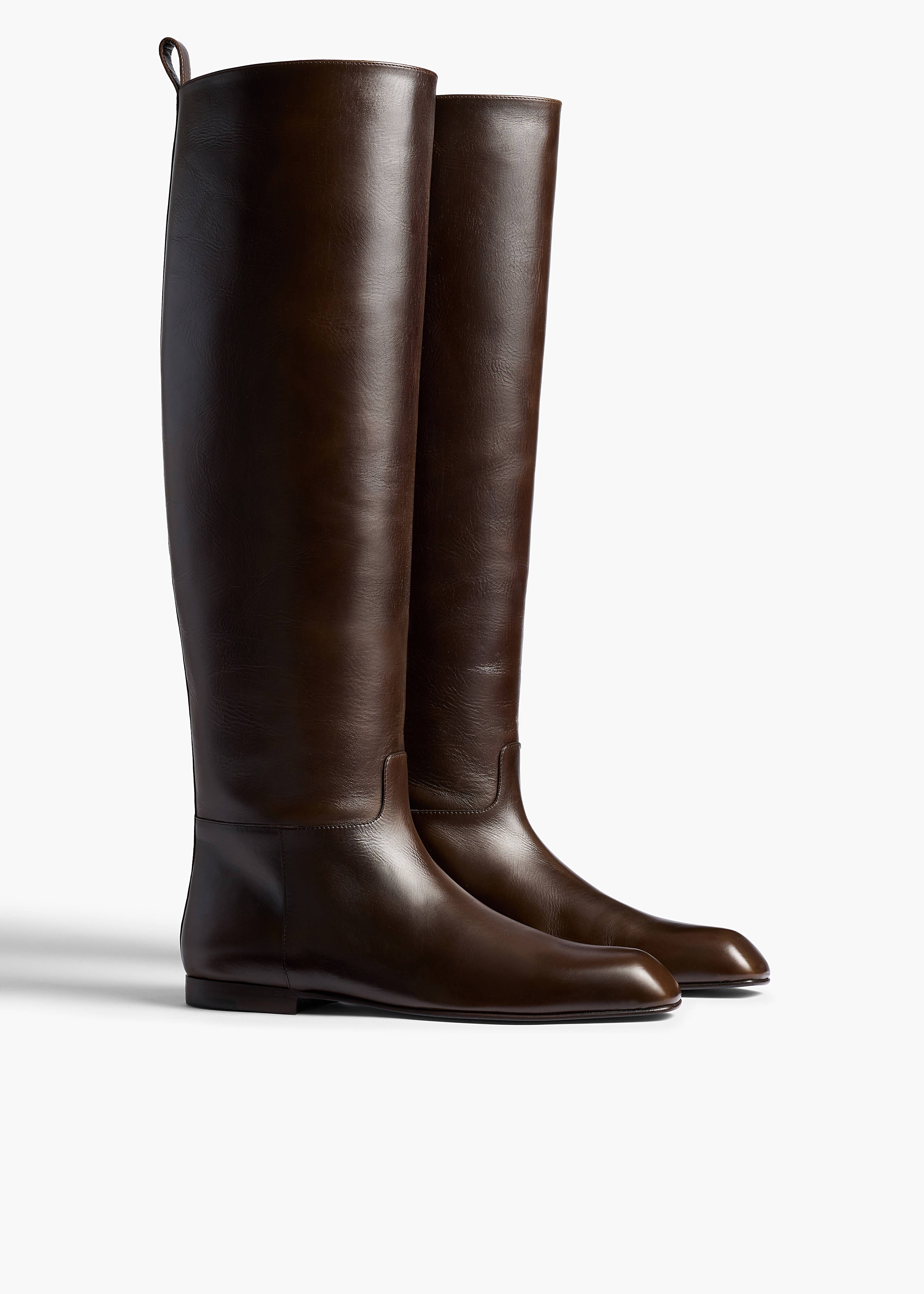 Colt Knee-High Boot in Vintage Brown Leather