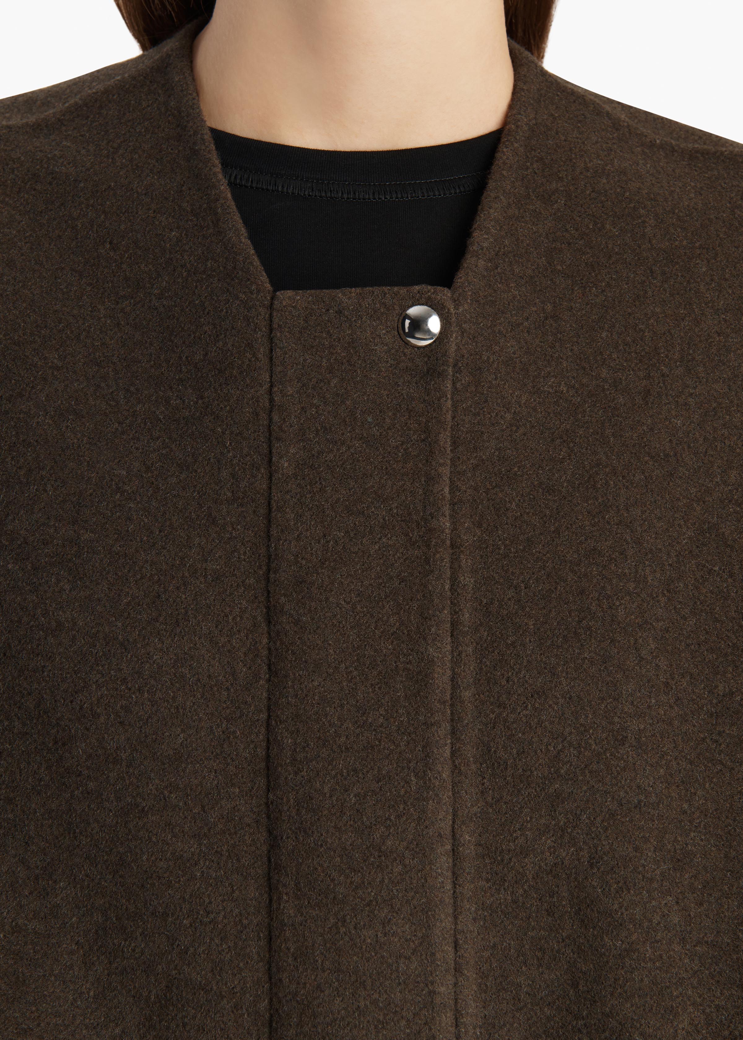 KHAITE  - Cordan Jacket in Army Melange