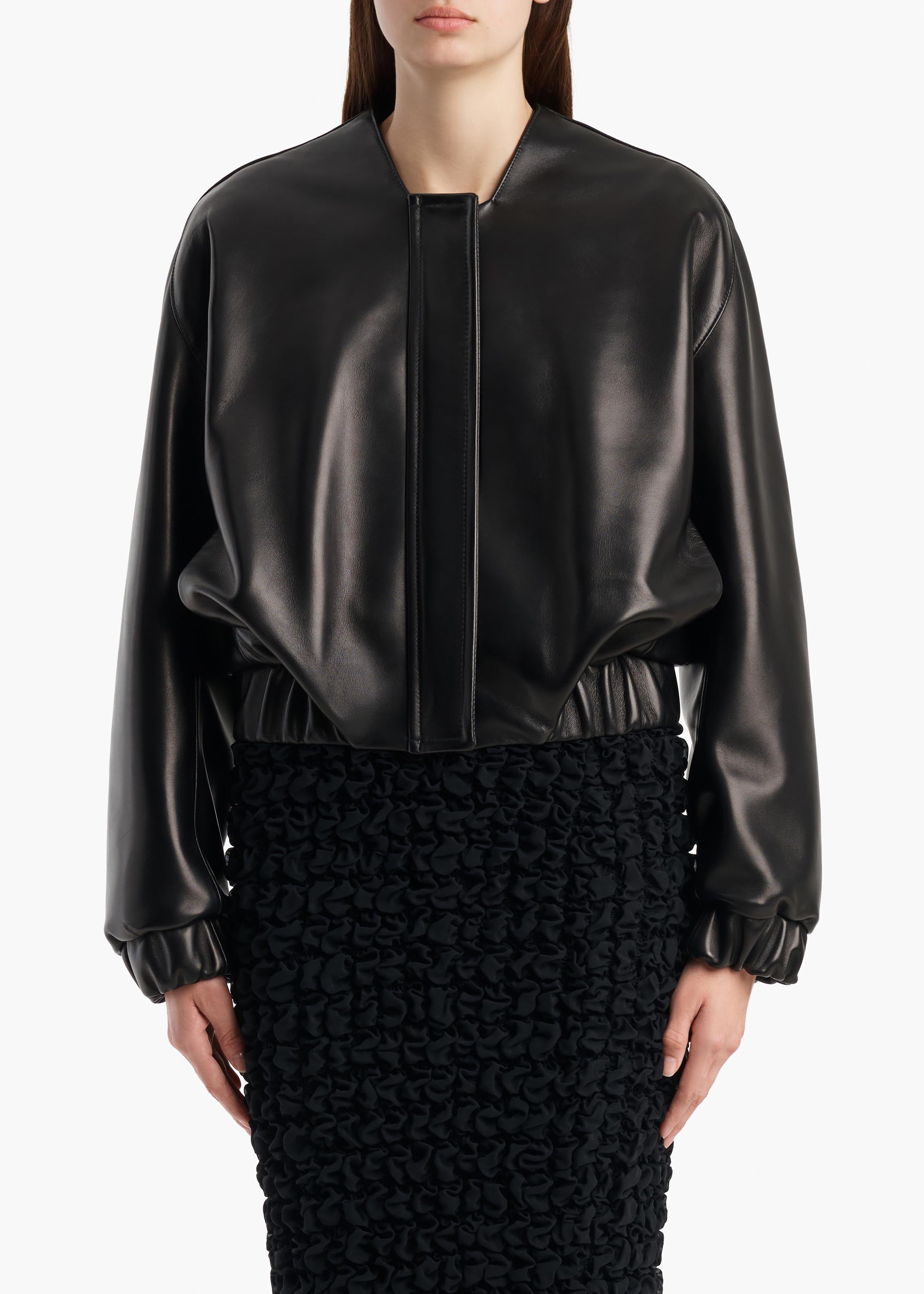 Cordan Jacket in Black Leather