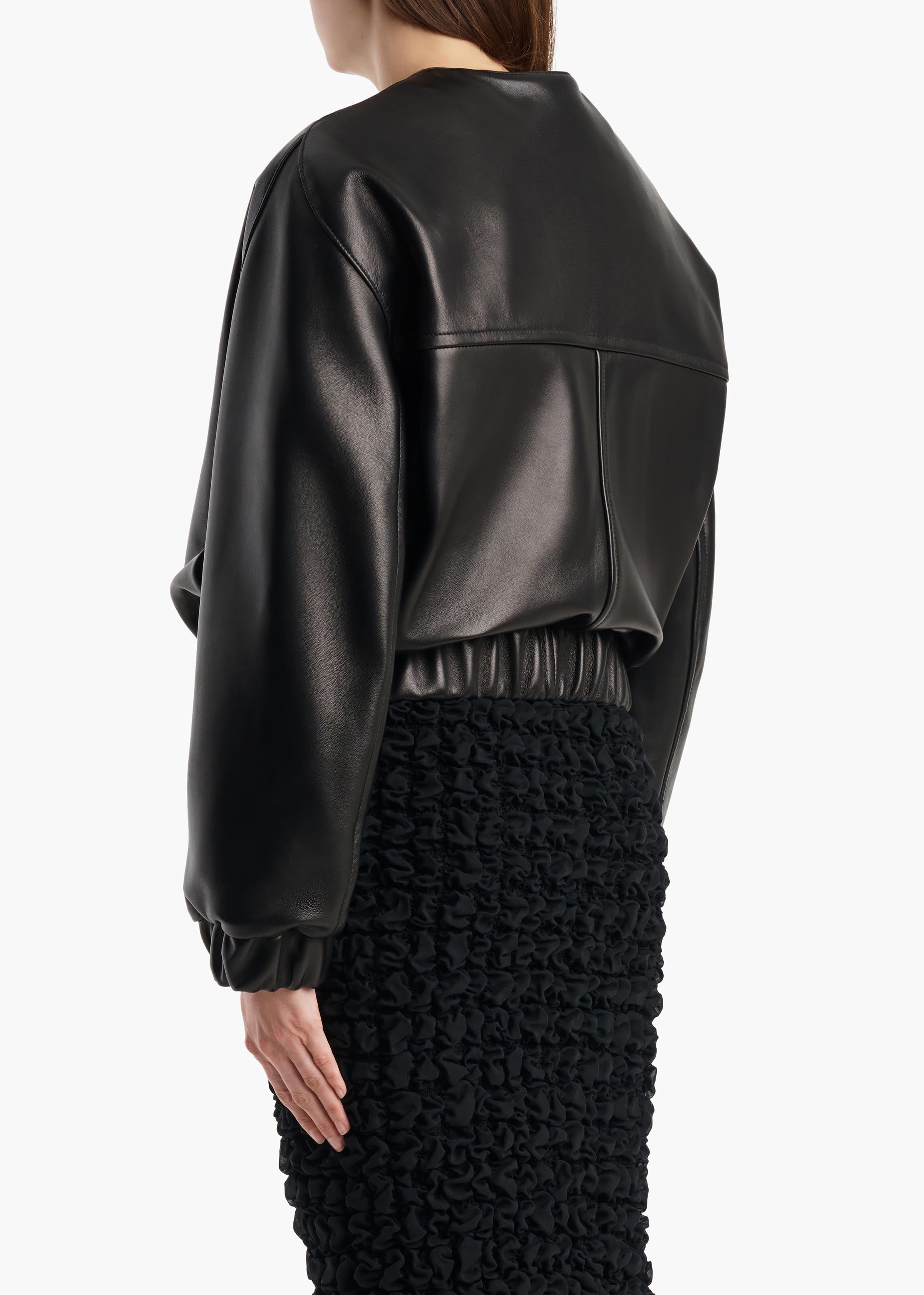 Cordan Jacket in Black Leather