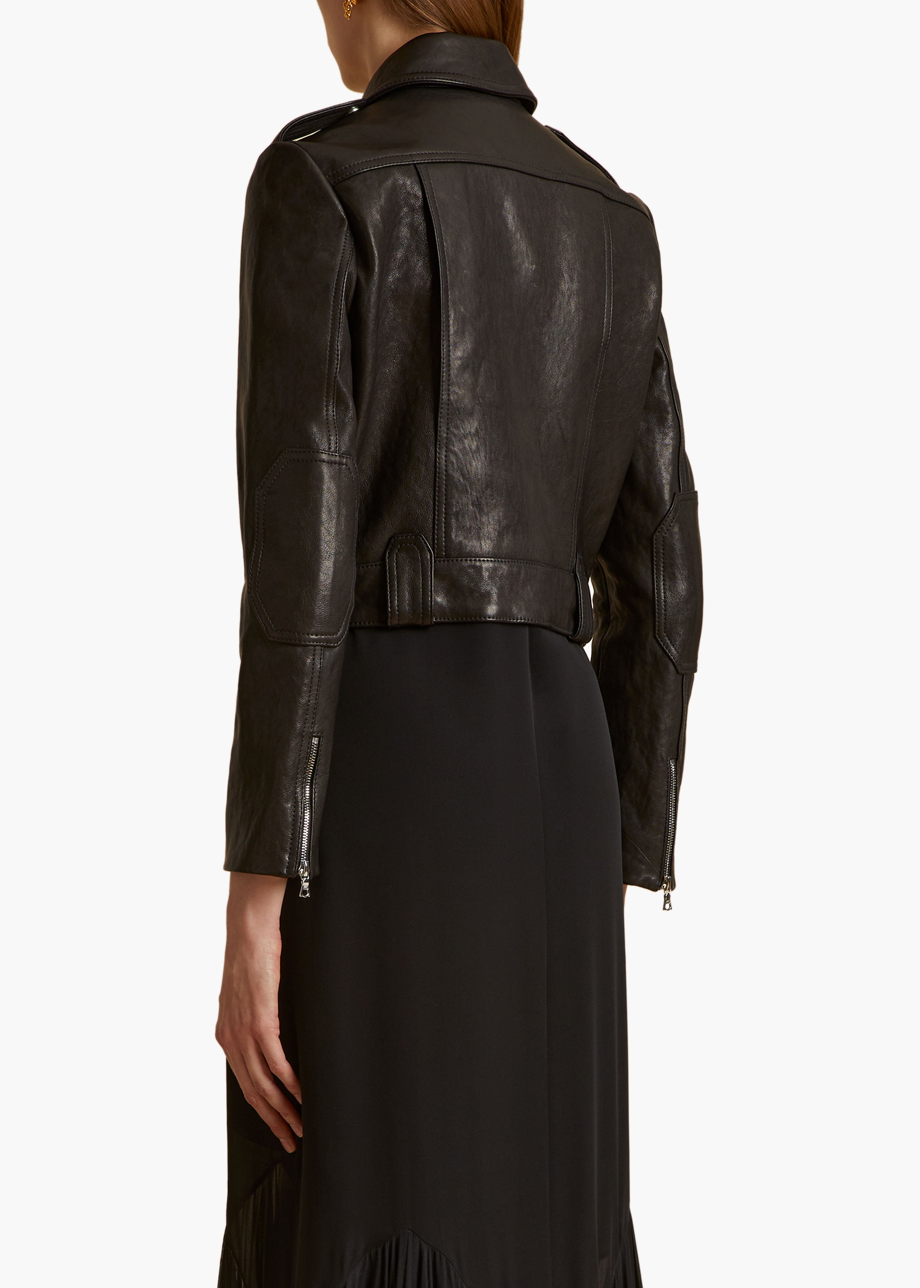 KHAITE - Cordelia Jacket in Black Leather