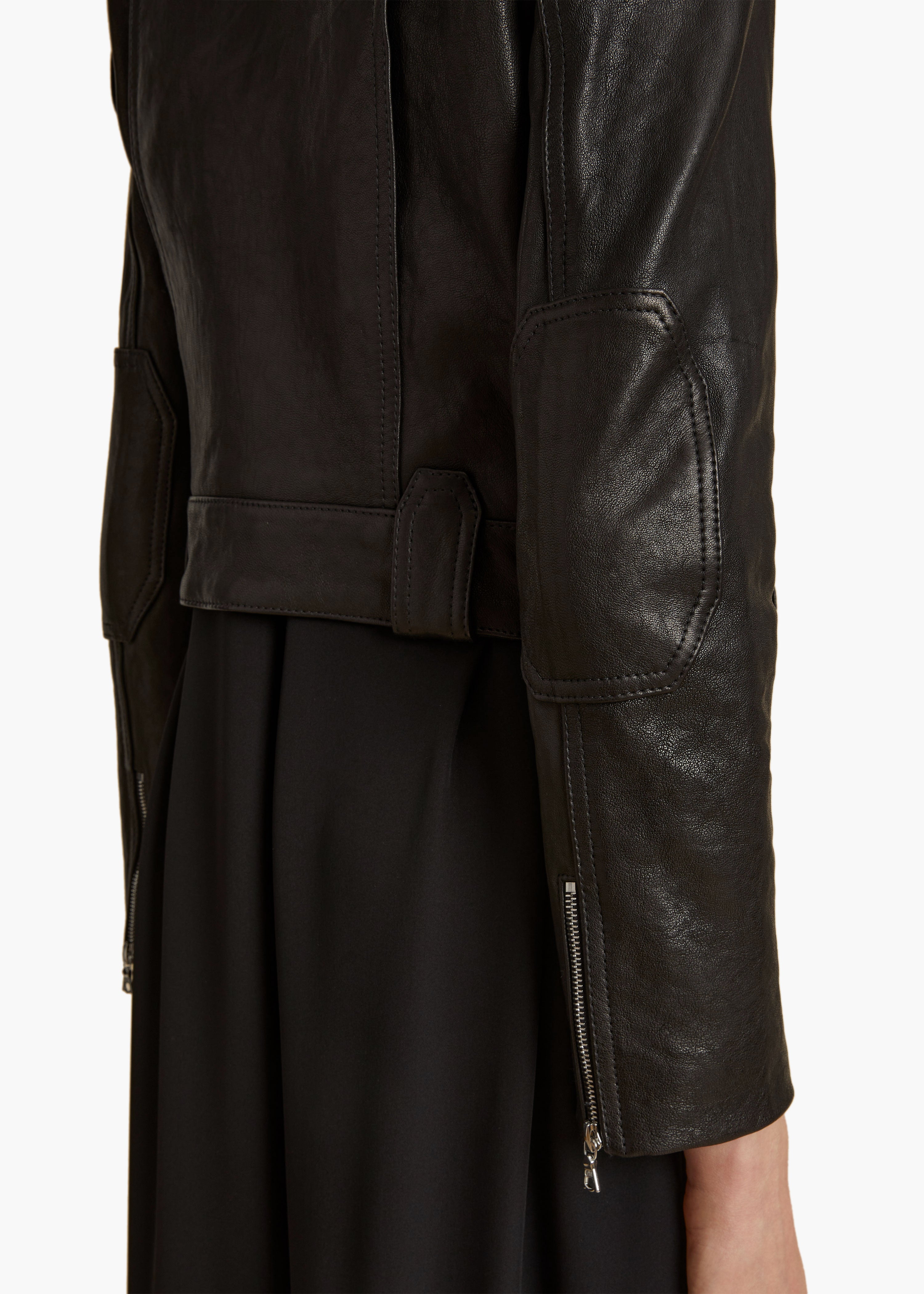 KHAITE - Cordelia Jacket in Black Leather