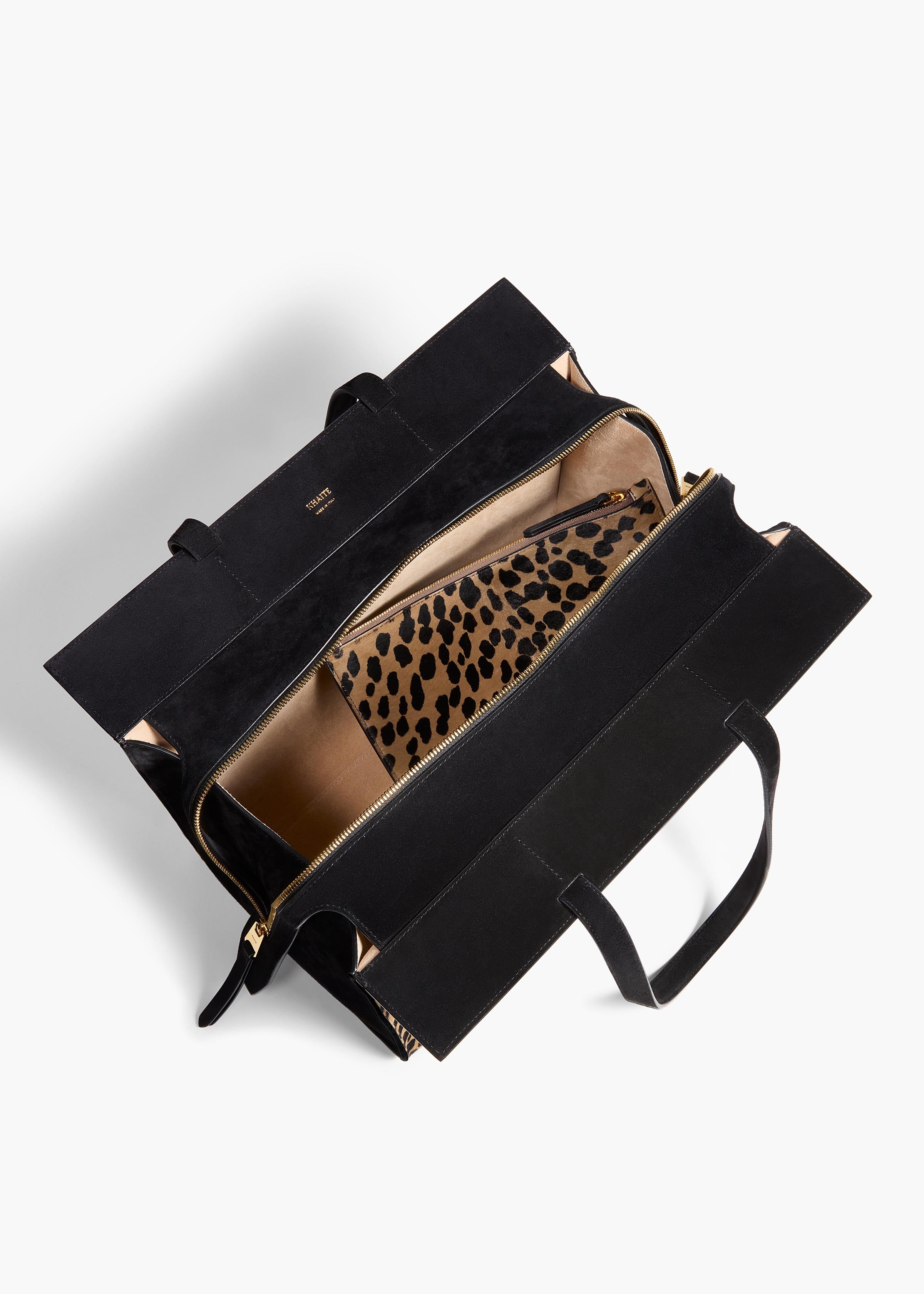Crosby Bag in Hyena Print Haircalf