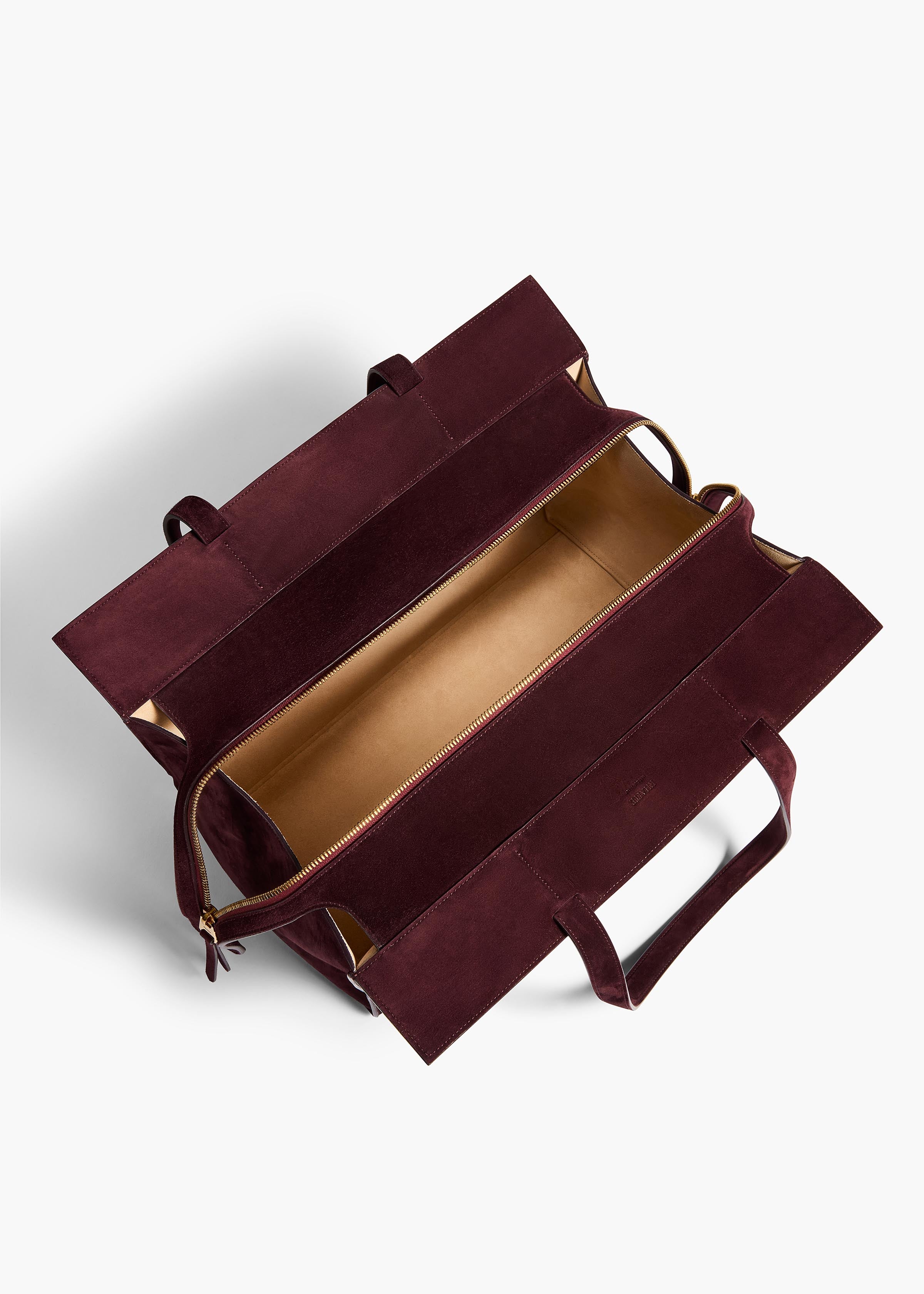 Crosby Bag in Rouge Noir Suede