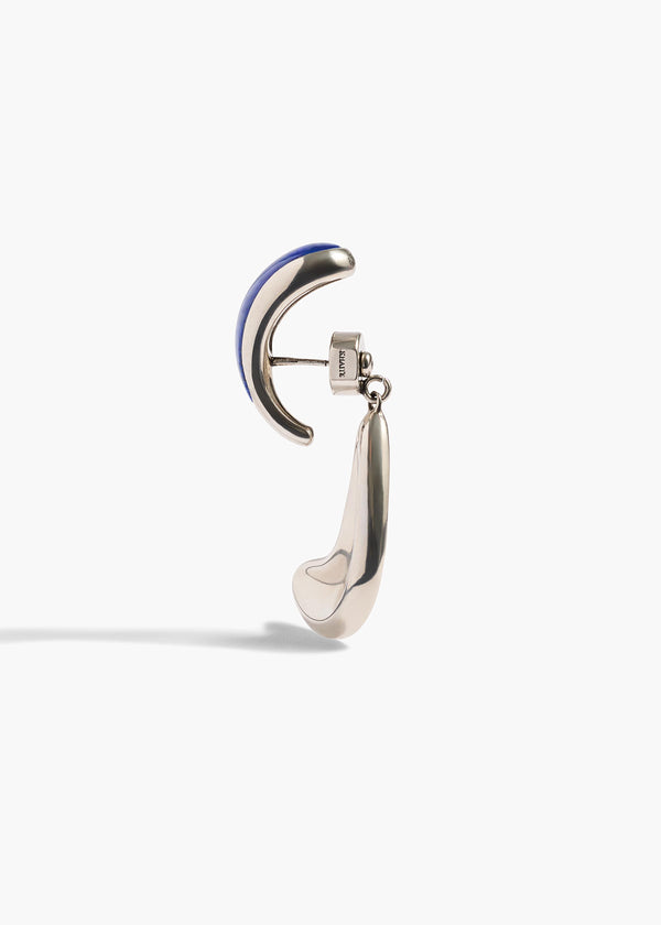CYCLONE STONE EARRINGS SILVER BLUE 10209 038 300 D