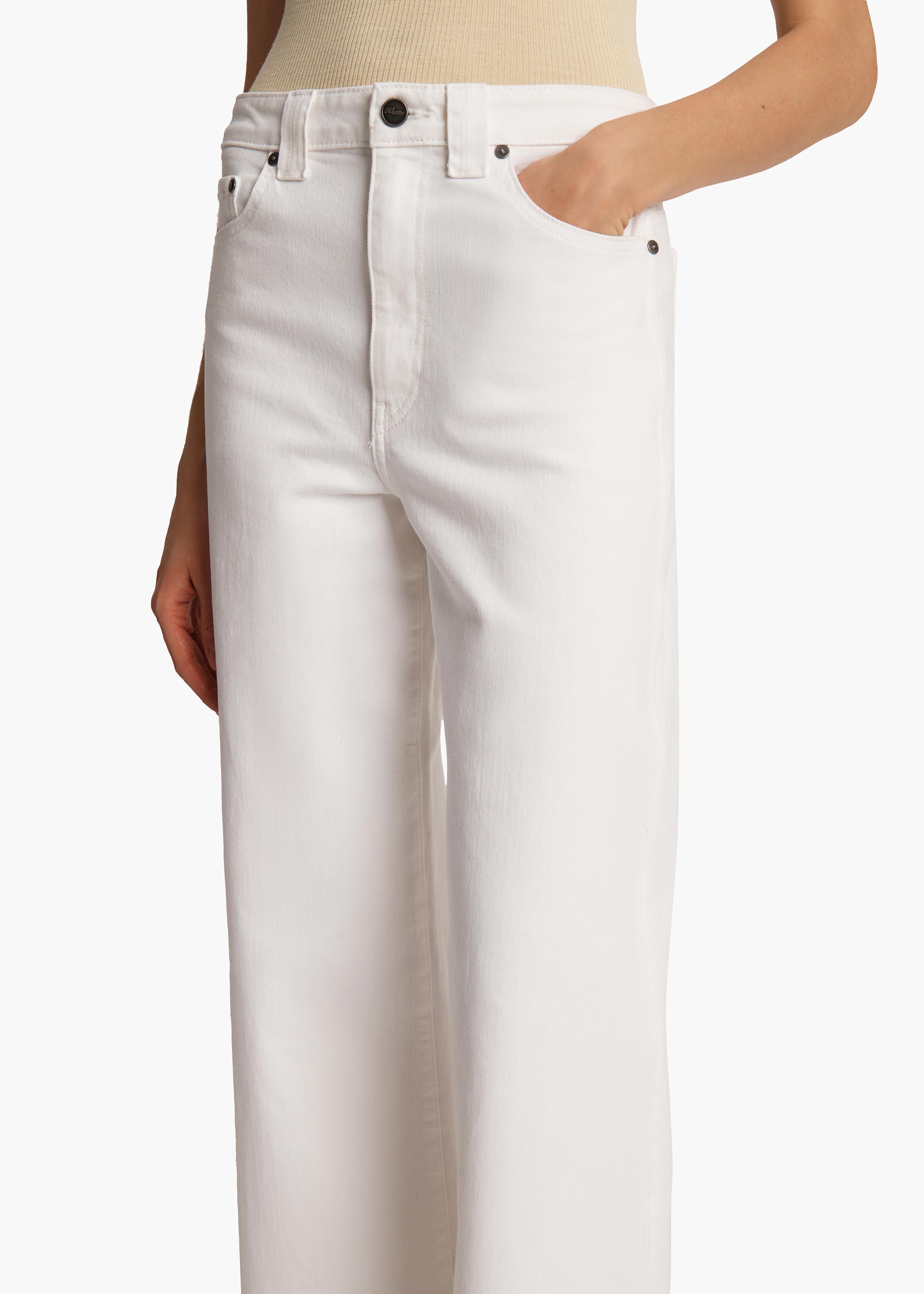 Dane Stretch Jean in White