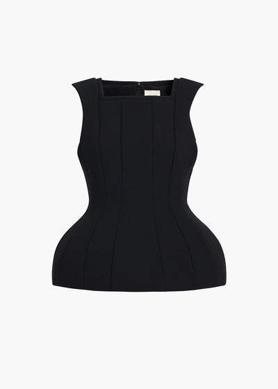 DANI TOP BLACK DOUBLEFACE 24674114 200 GHOST