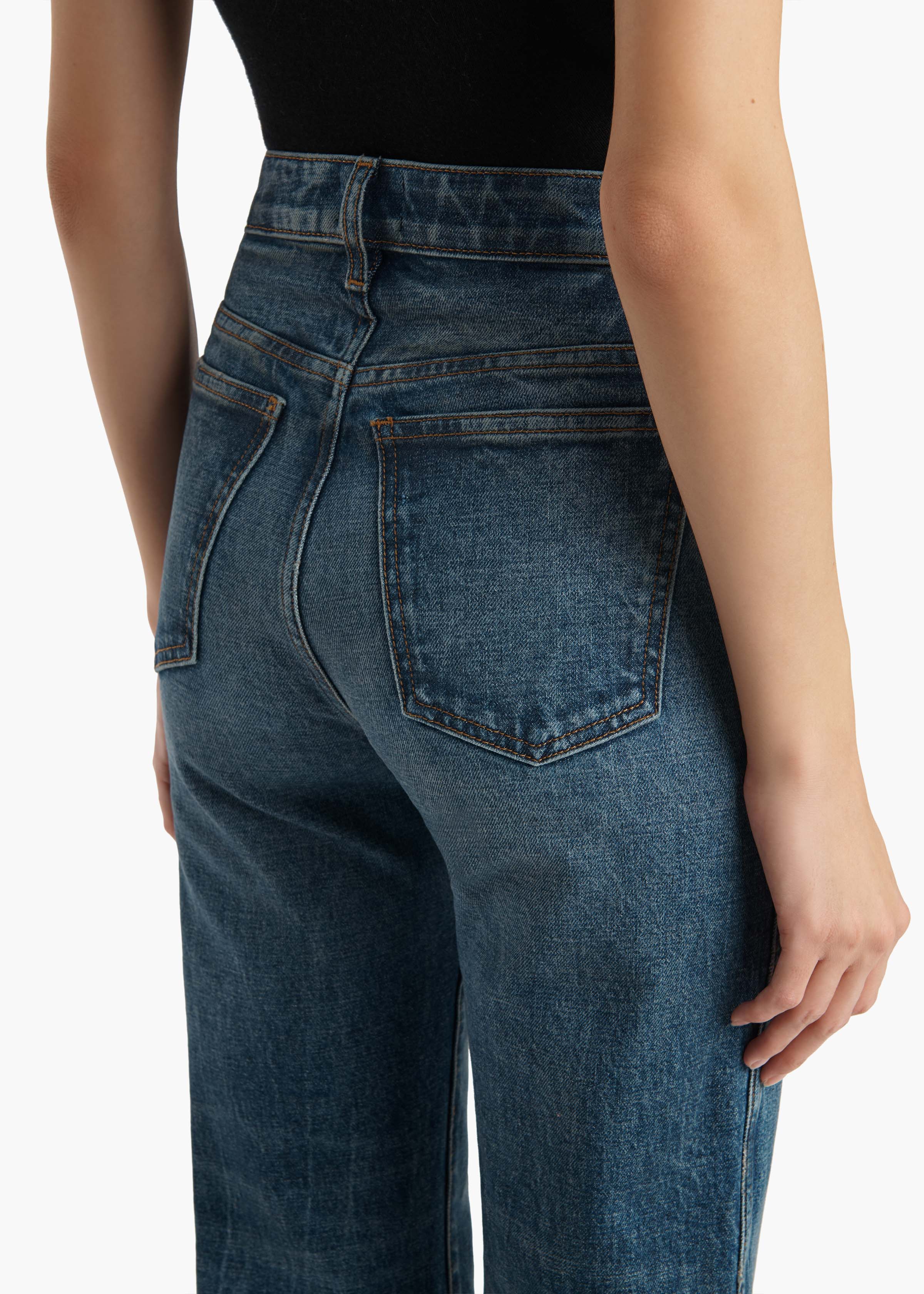 KHAITE ストレートジーンズ26サイズ Danielle Stretch Jean in Lykens – KHAITE