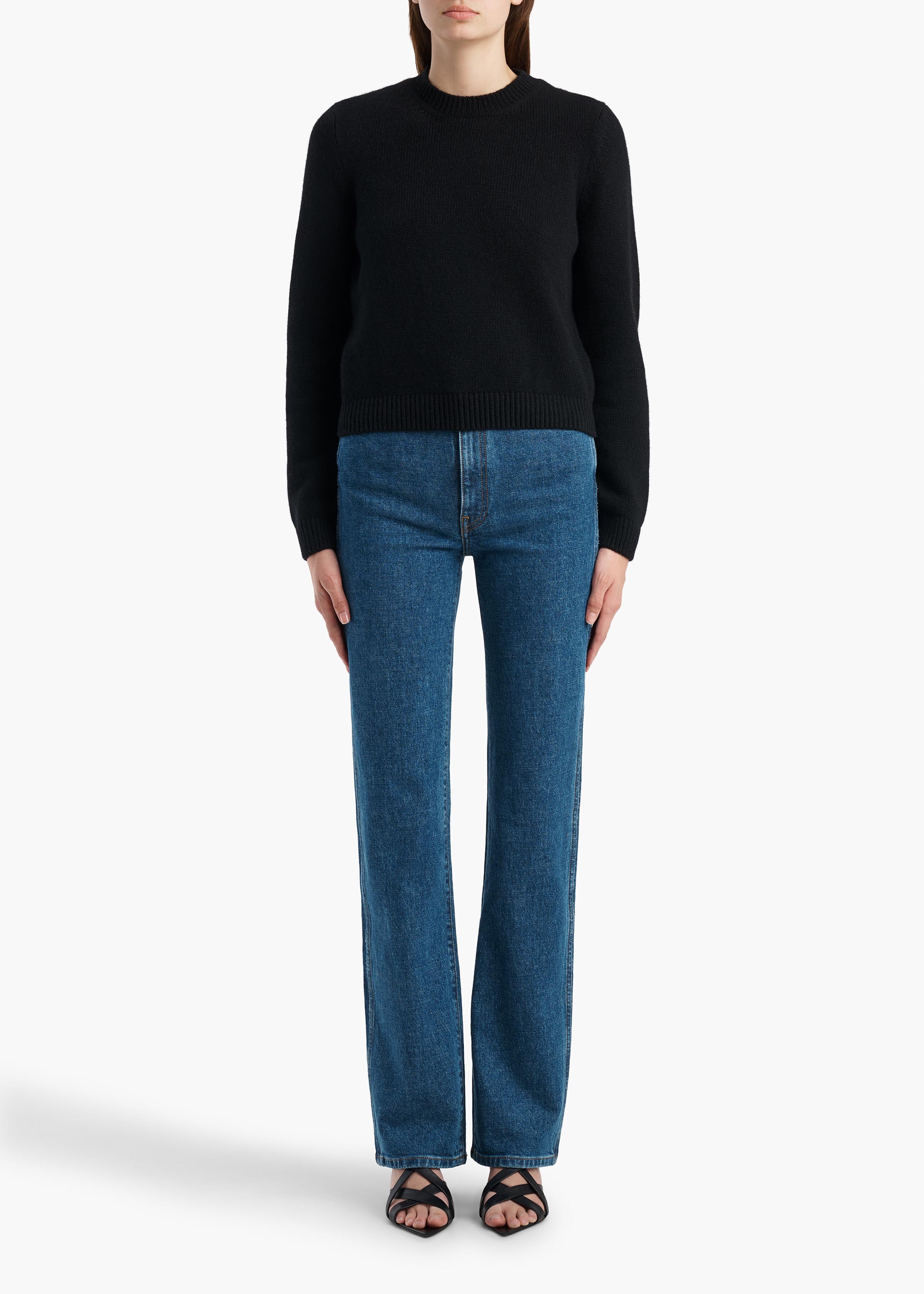 KHAITE Danielle USA製 ハイウエストデニム W27 Danielle Stretch Jean in Montgomery – KHAITE