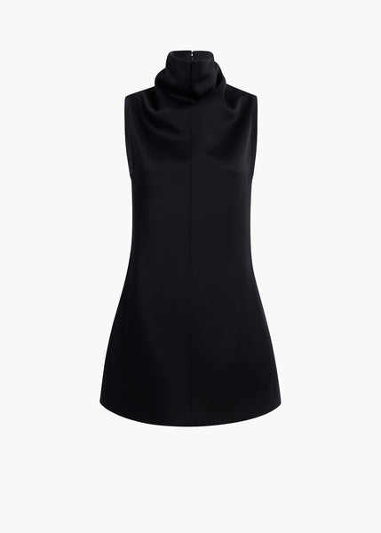 Daria Dress in Black Satin – KHAITE