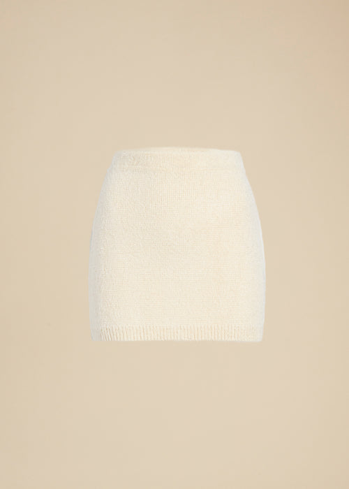 The Darrion Skirt in Cream