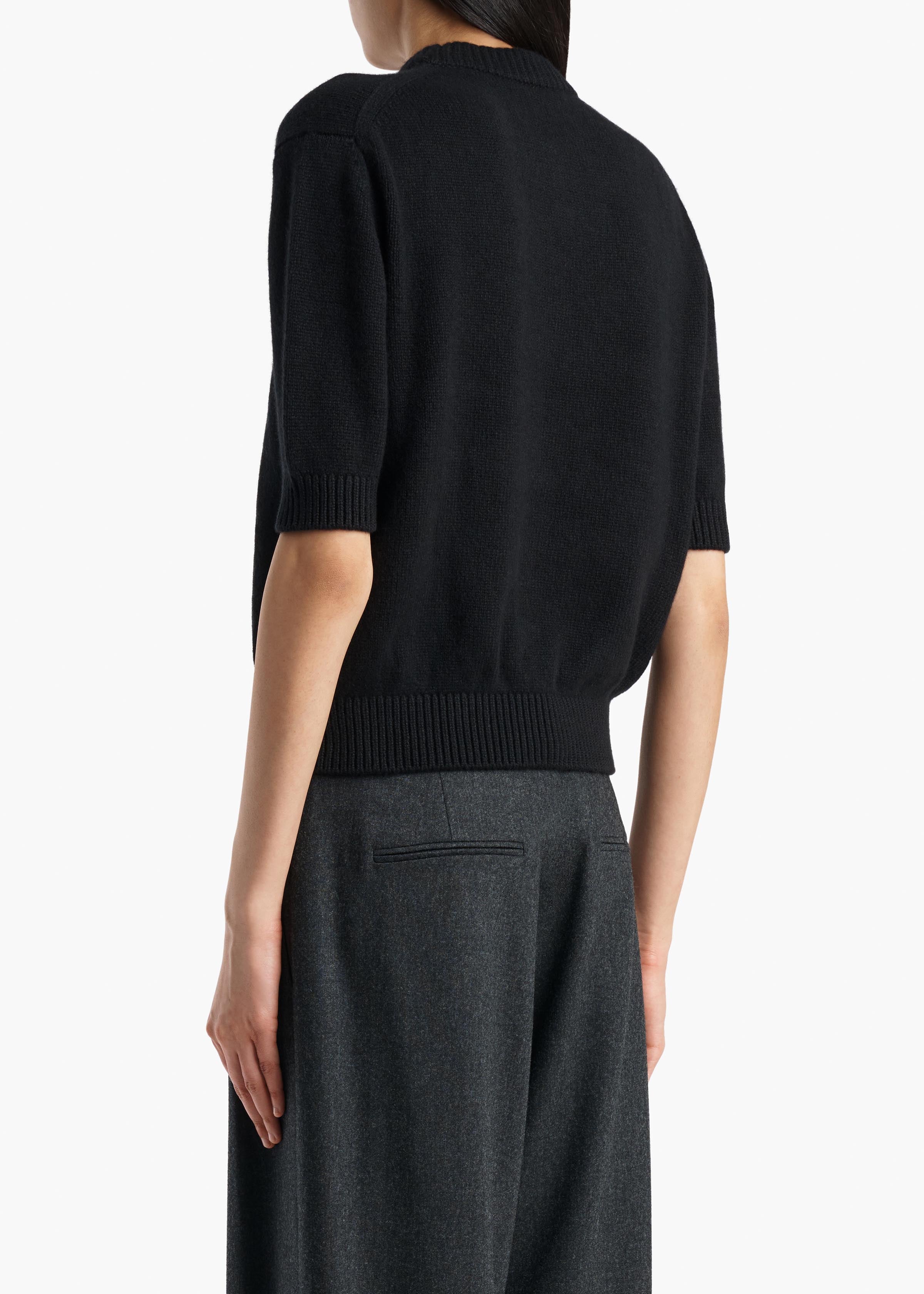 KHAITE  - Davin Sweater in Black