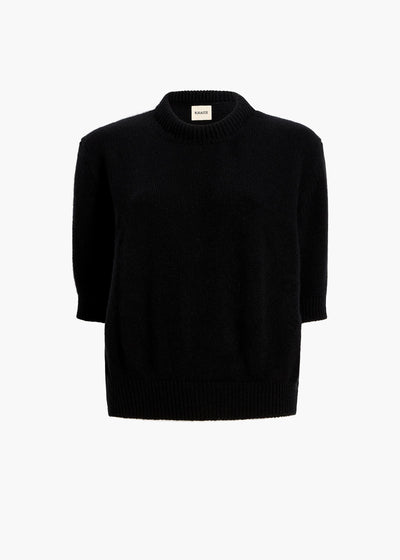  Davin Sweater in Black FLAT VIEW
