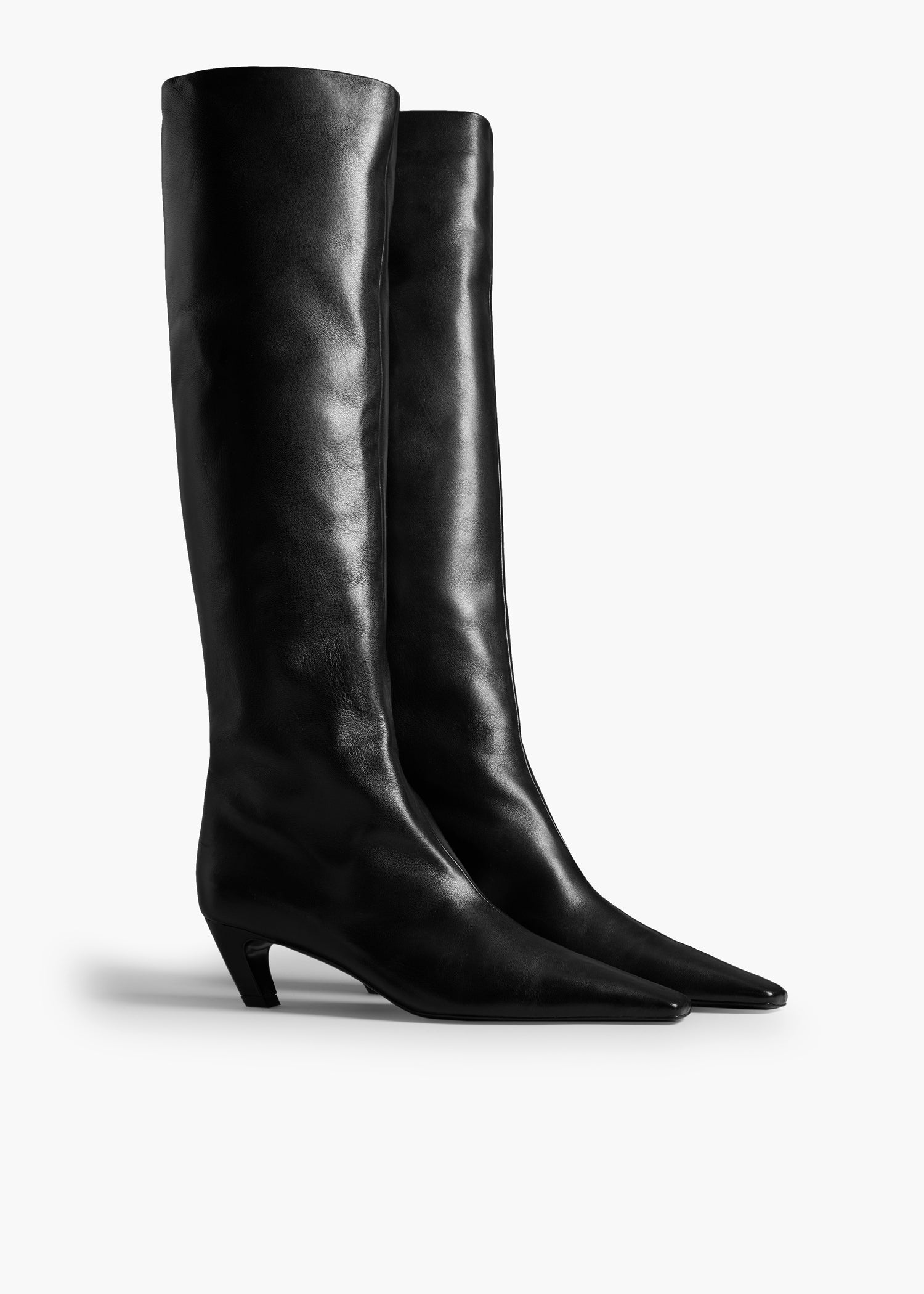 Davis Boot in Black Leather