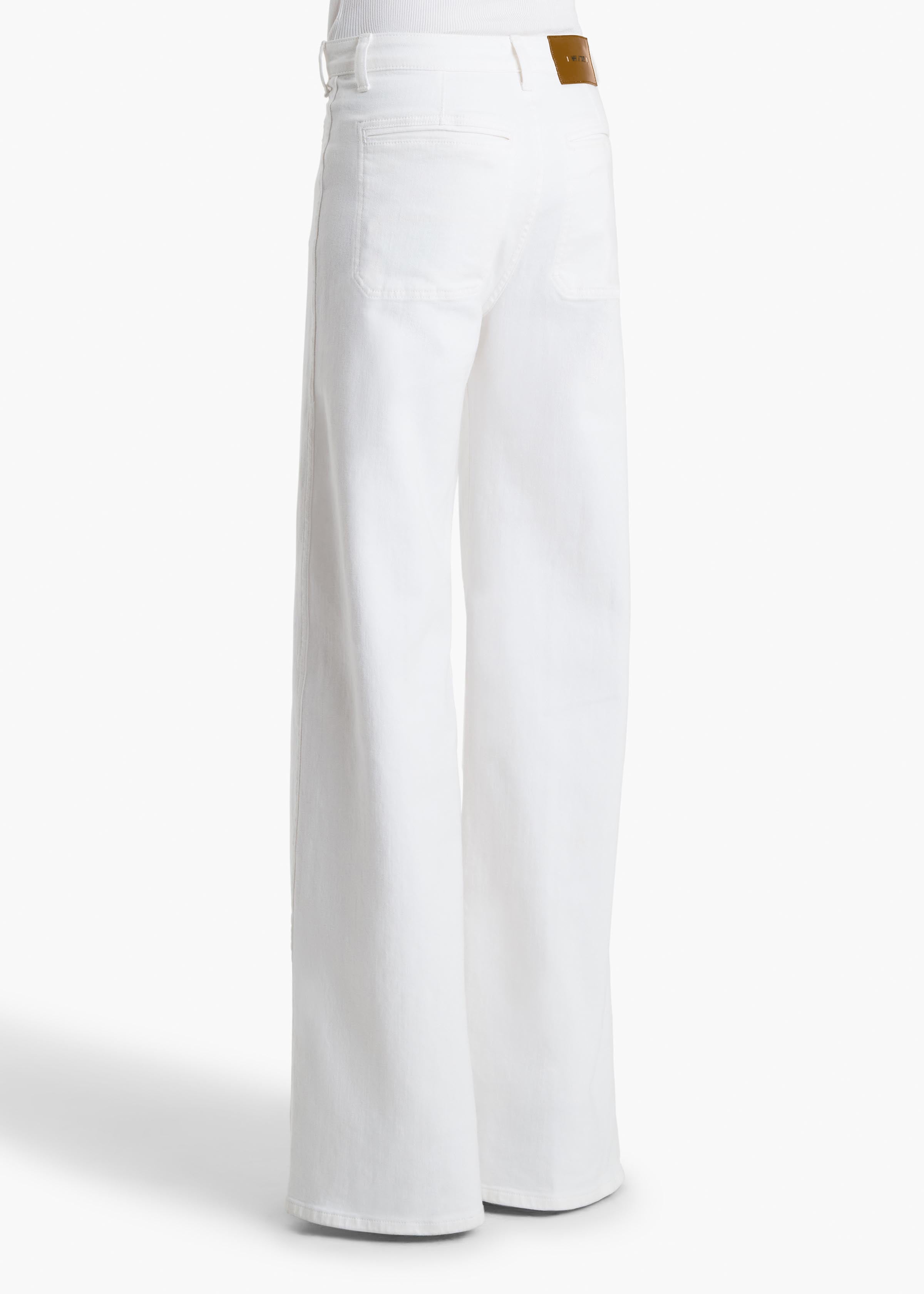Delmonico Jean in White