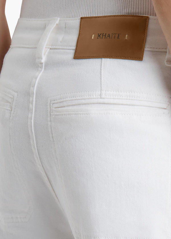Delmonico Jean in White