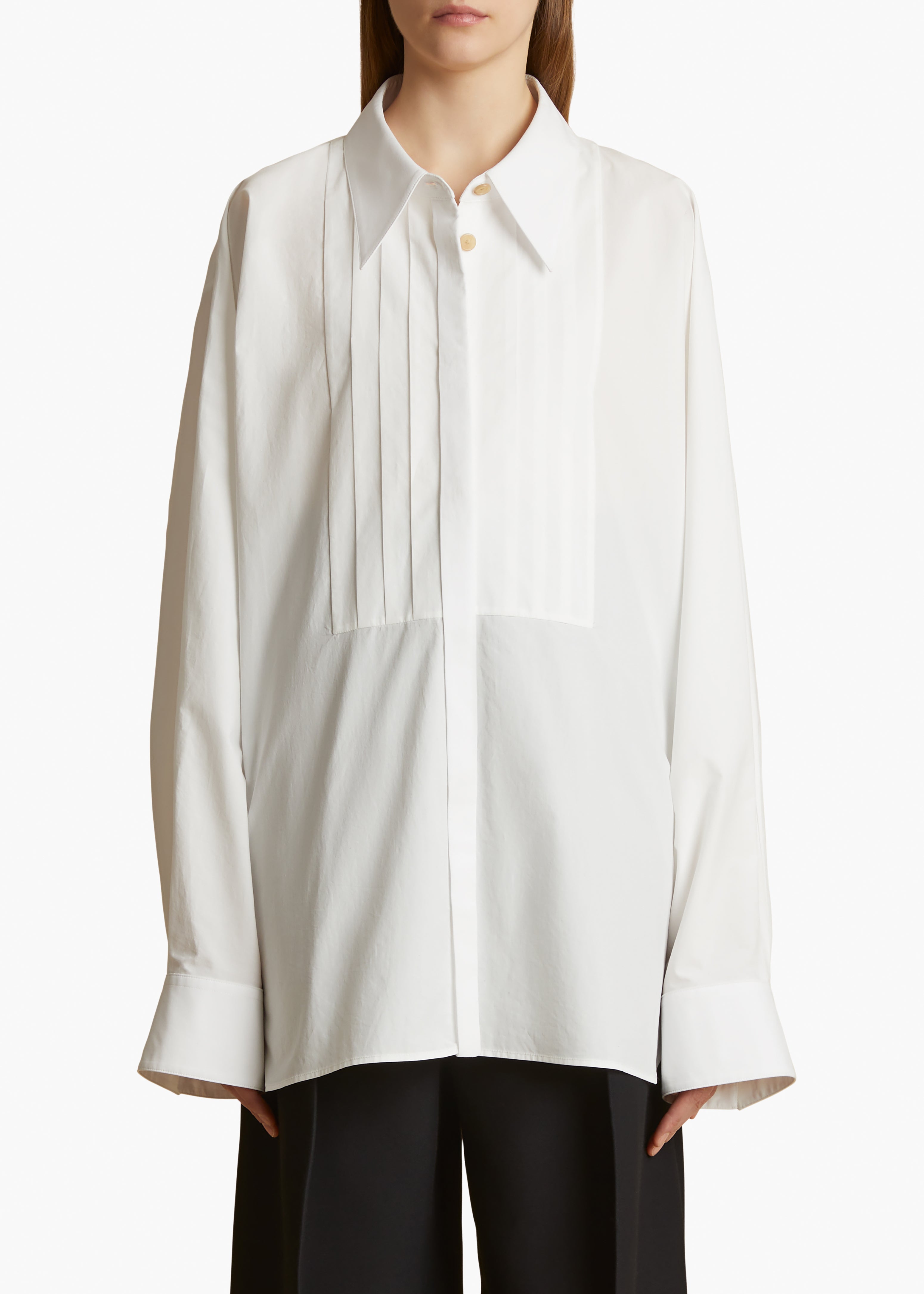 KHAITE LLC - Dimitri Top in White