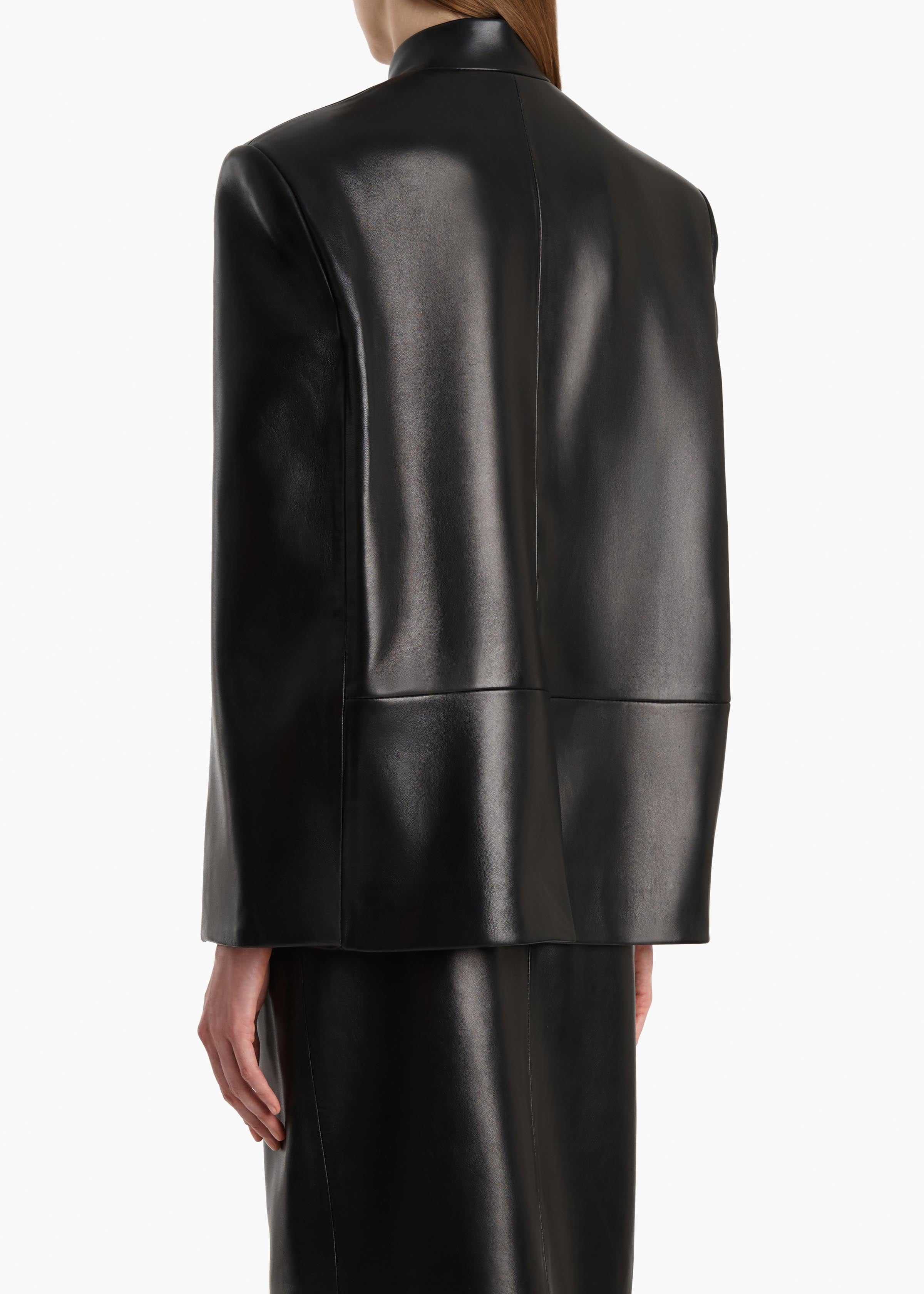Dolso Jacket in Black Leather