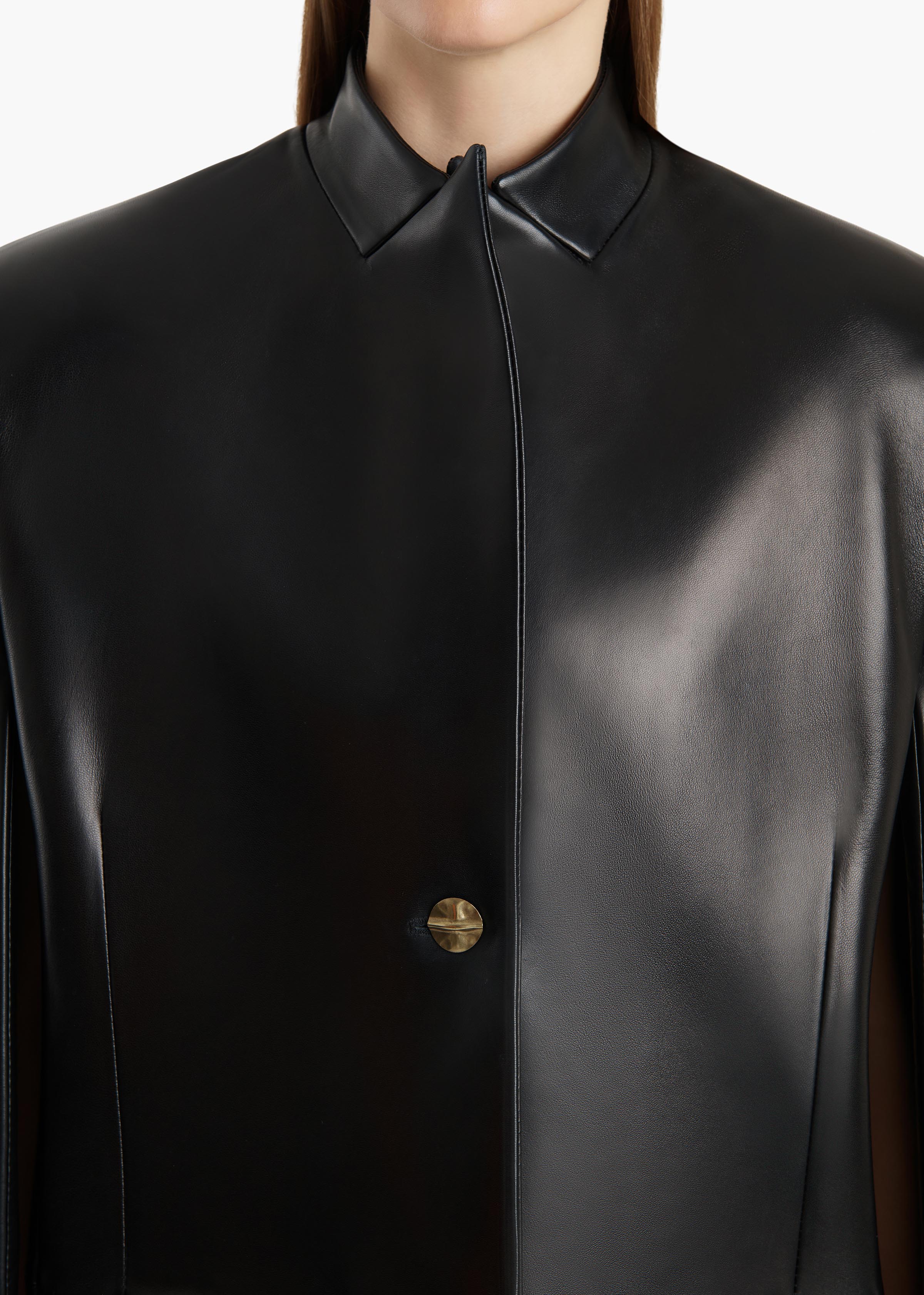 Dolso Jacket in Black Leather