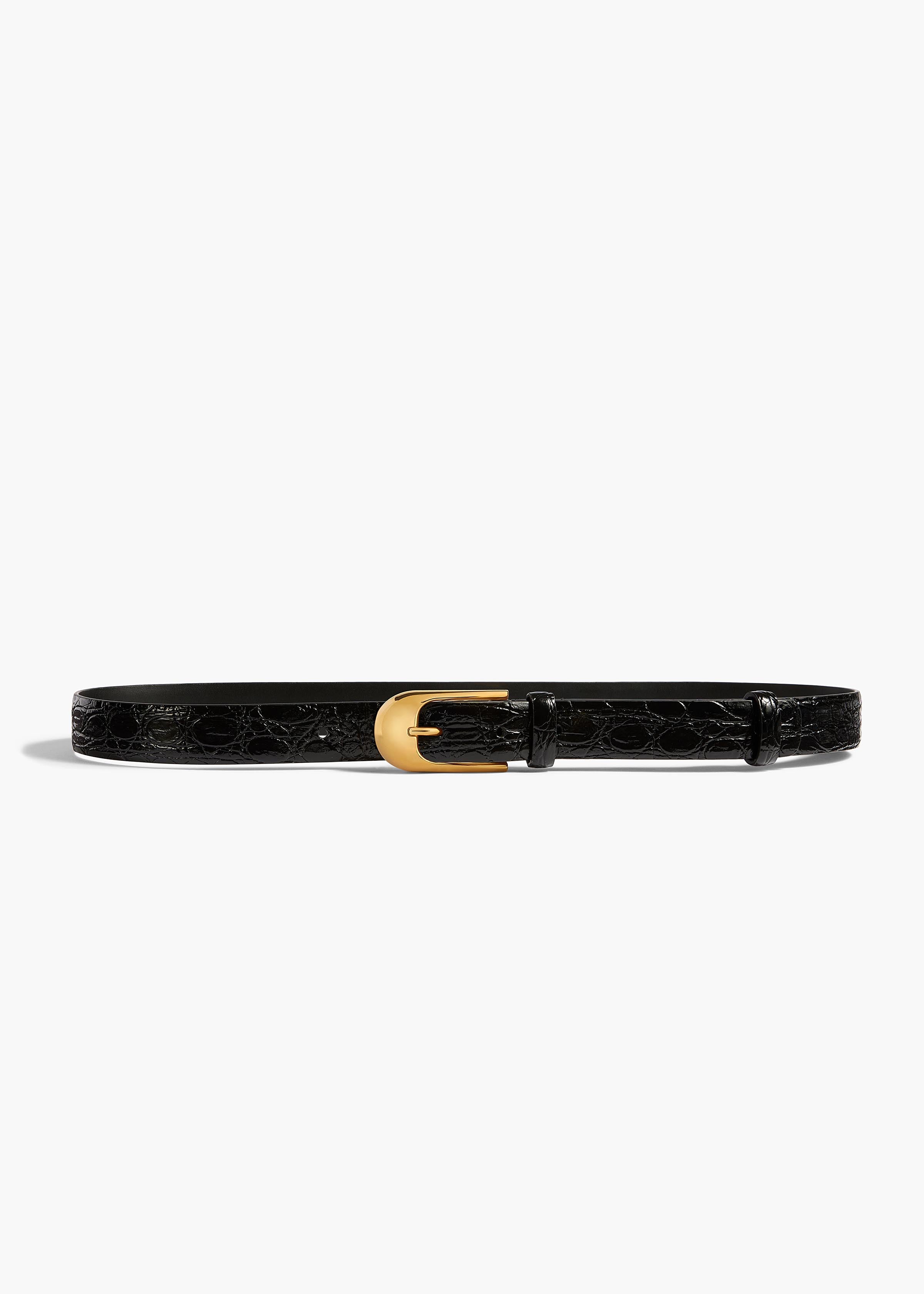 DOME BELT GOLD 25MM BLACK 10105 1076 200 A