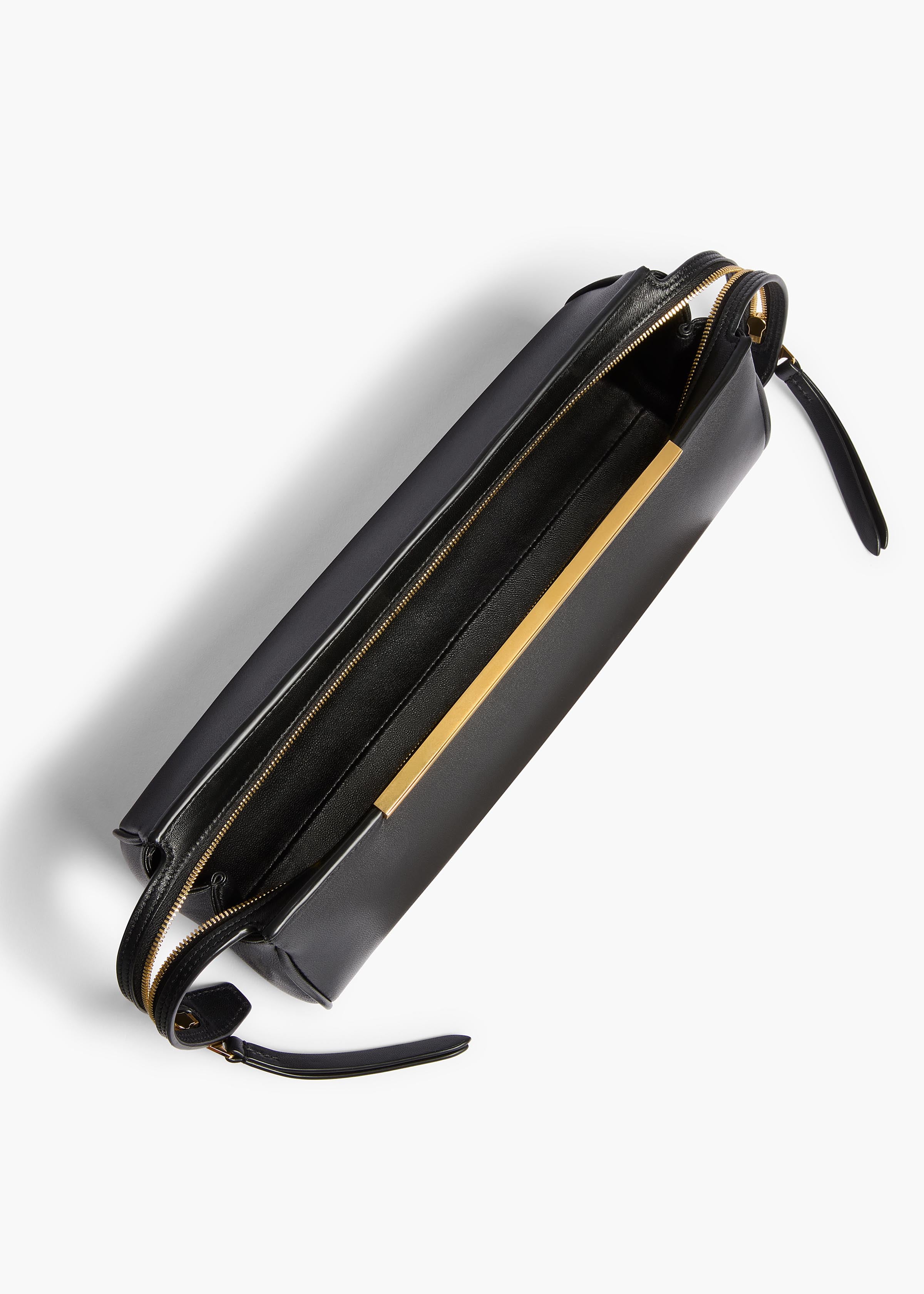 Donna Evening Clutch in Black Leather