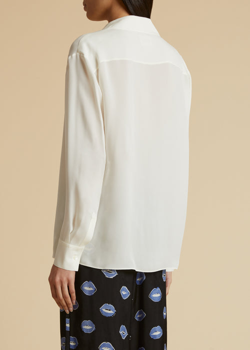 The Dorian Top in Cream